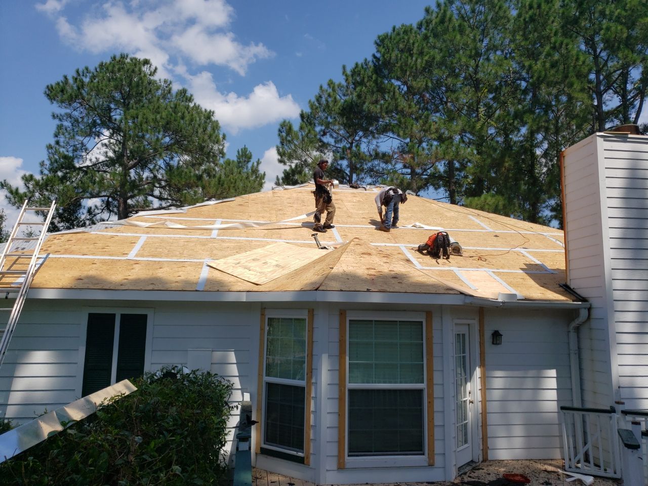 Residential Roofing Installation using Roof Replacement by American Roofing & Construction LLC