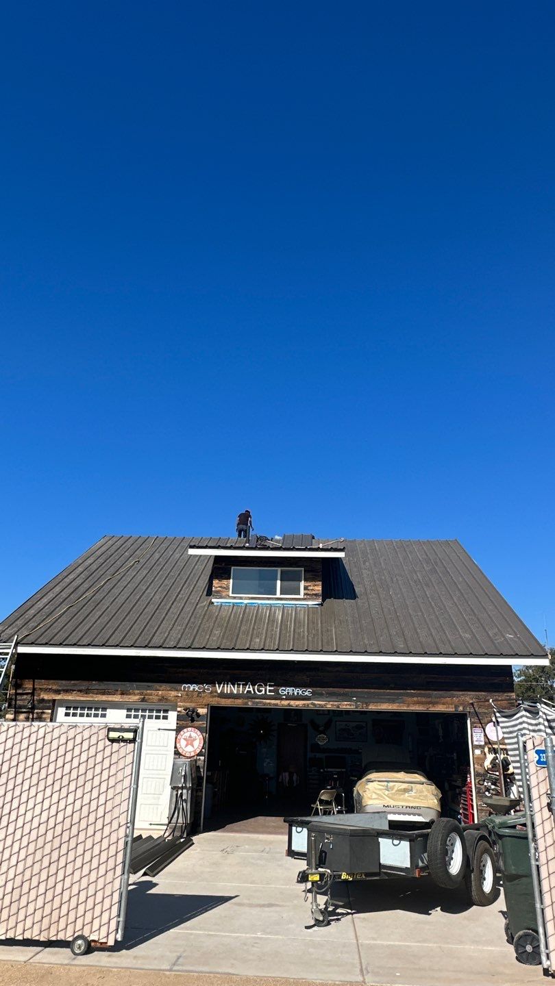 Ash Gray Exposed Fastener  by Reimagine Roofing