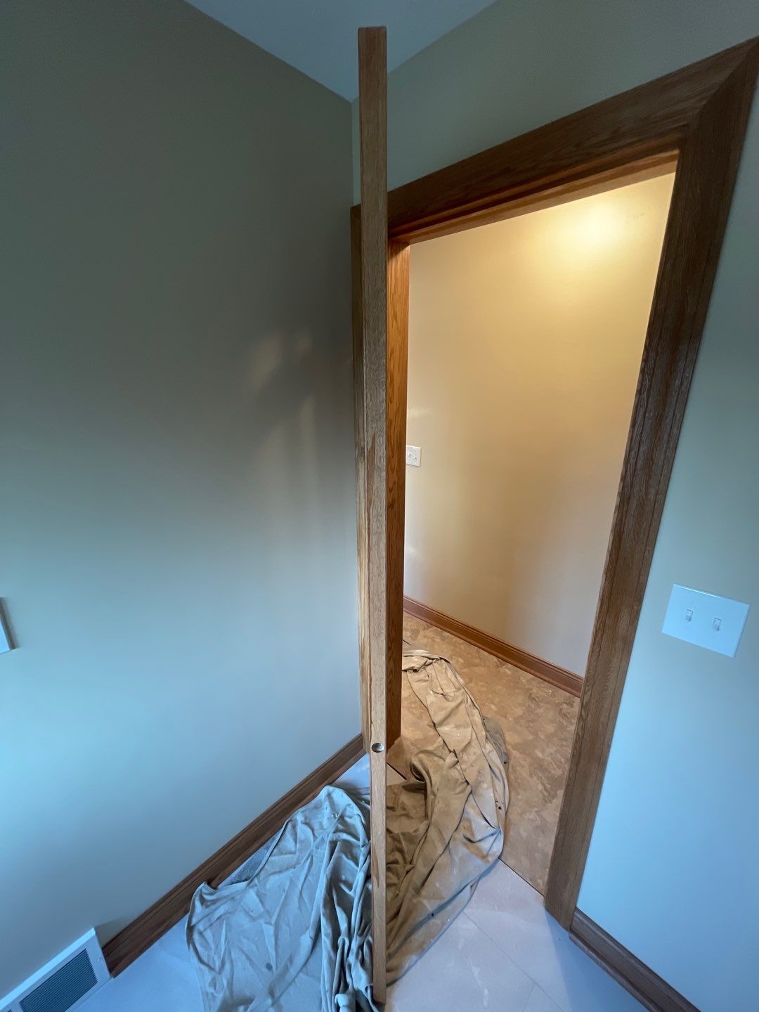 Door Staining using Minwax Stain by Callaway Contracting LLC