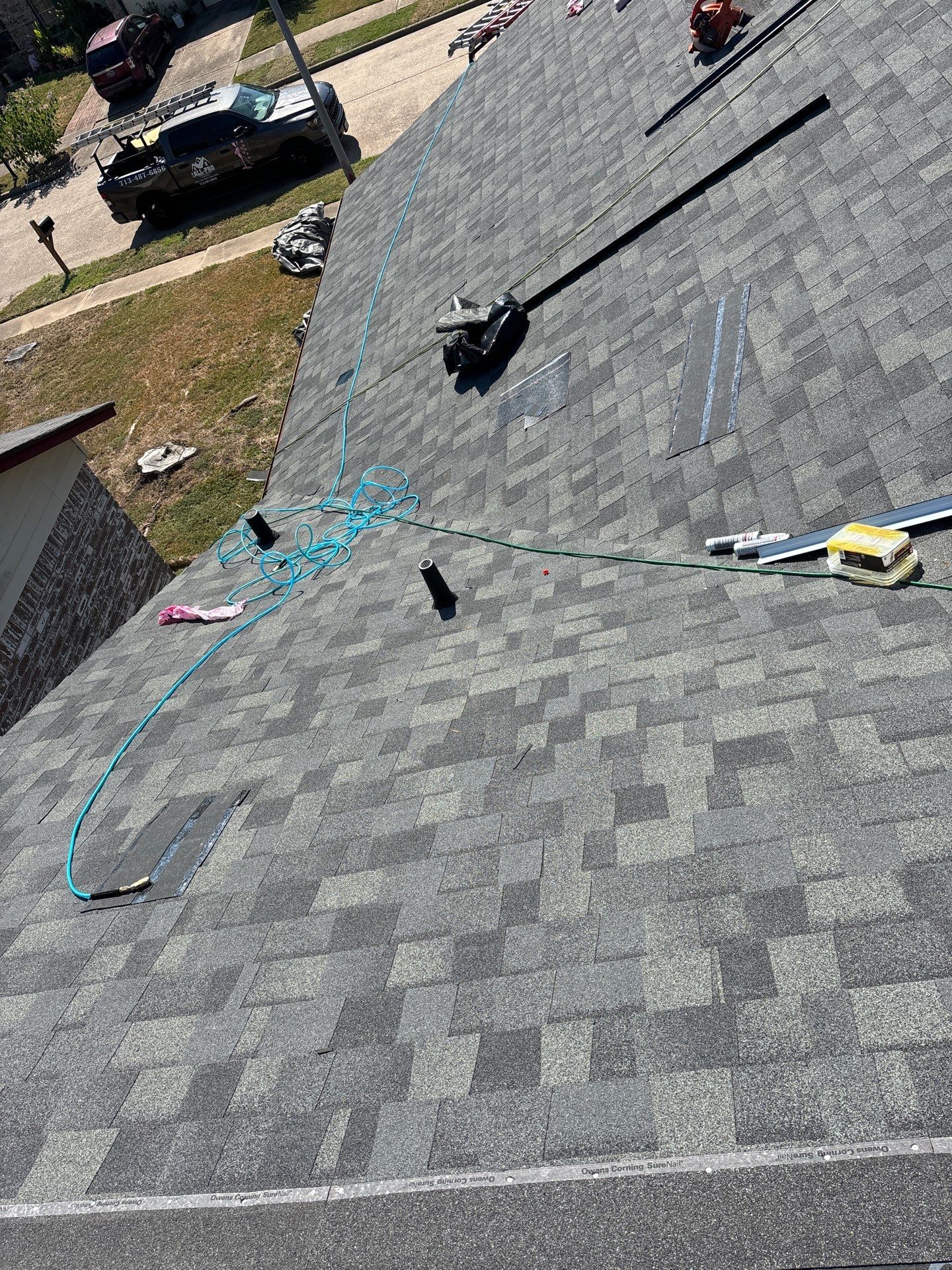 Residential Roofing Repair using Owen's Corning Duration (Lifetime) Shingles by Roof Repair Company