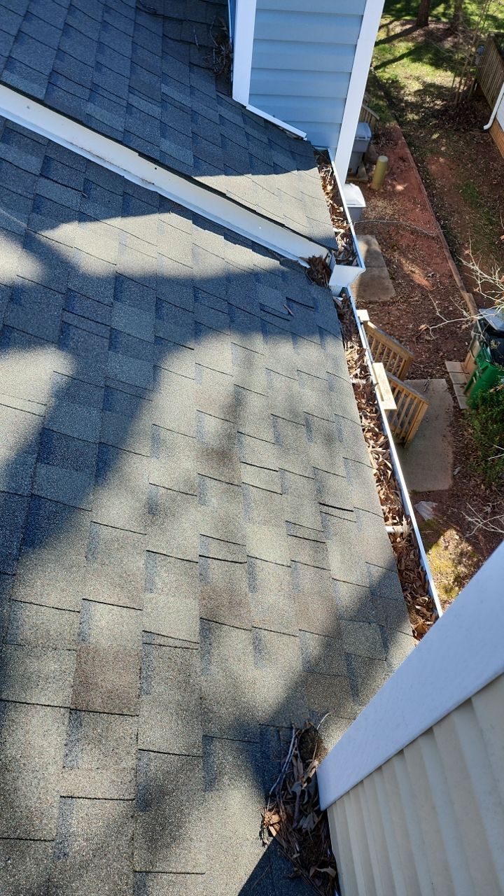 Gutter Cleaning using water by G&H Home Tech Pros LLC