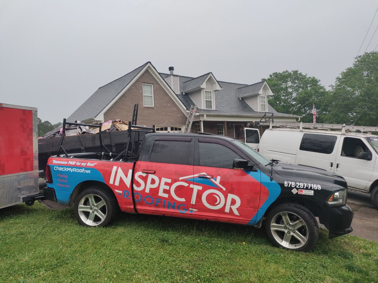 Residential Roofing Installation using Owens Corning by Inspector Roofing and Restoration