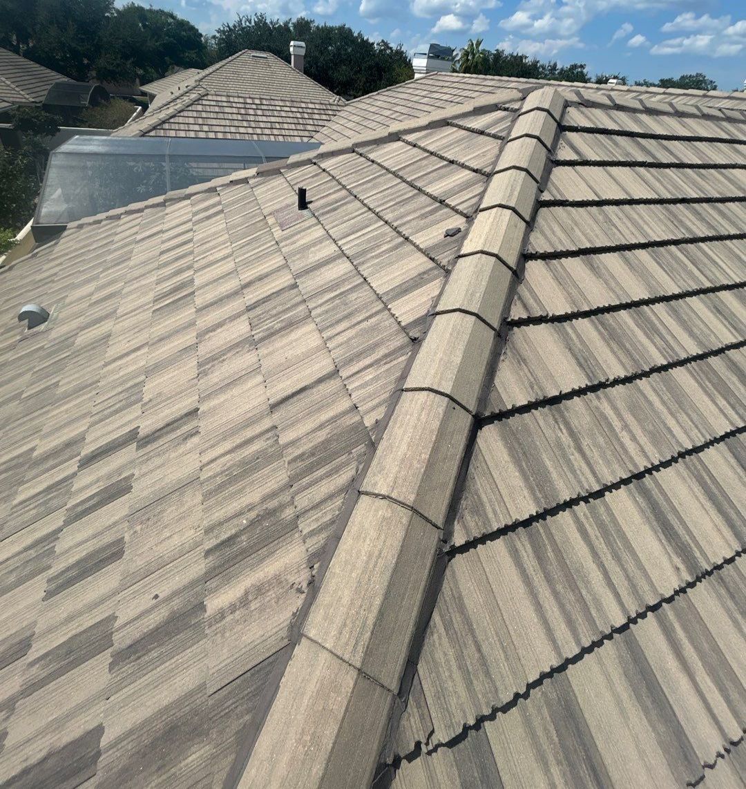 Concrete Tile Roof Repair and Gutter Maintenance in Orlando by Fortified Roofing Solutions Corp.