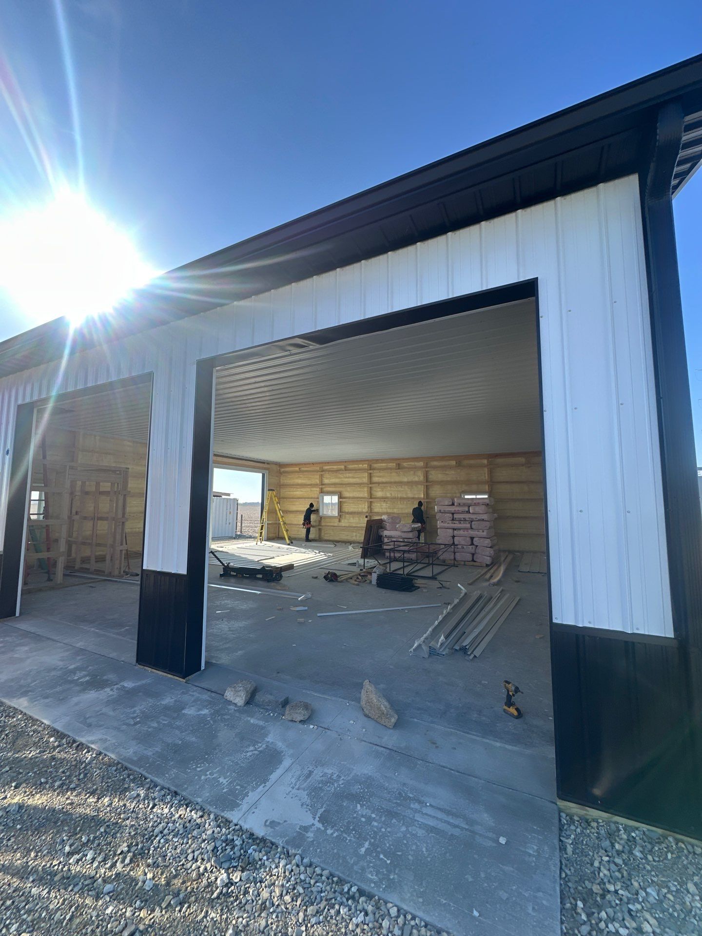 40'x40'x12' Garage by The Barn Builders 