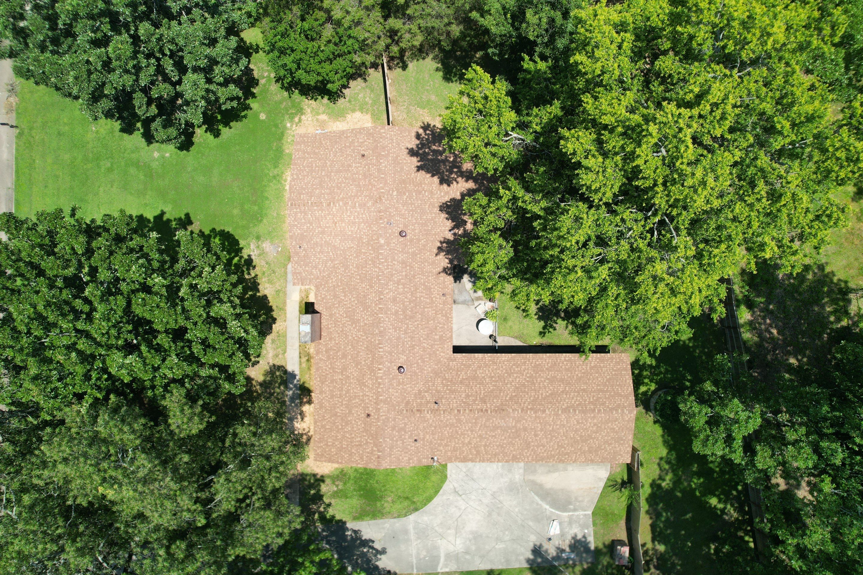 Storm Restoration Reroof: 25 Year 3-Tab Shingle by Hostetler Roofing