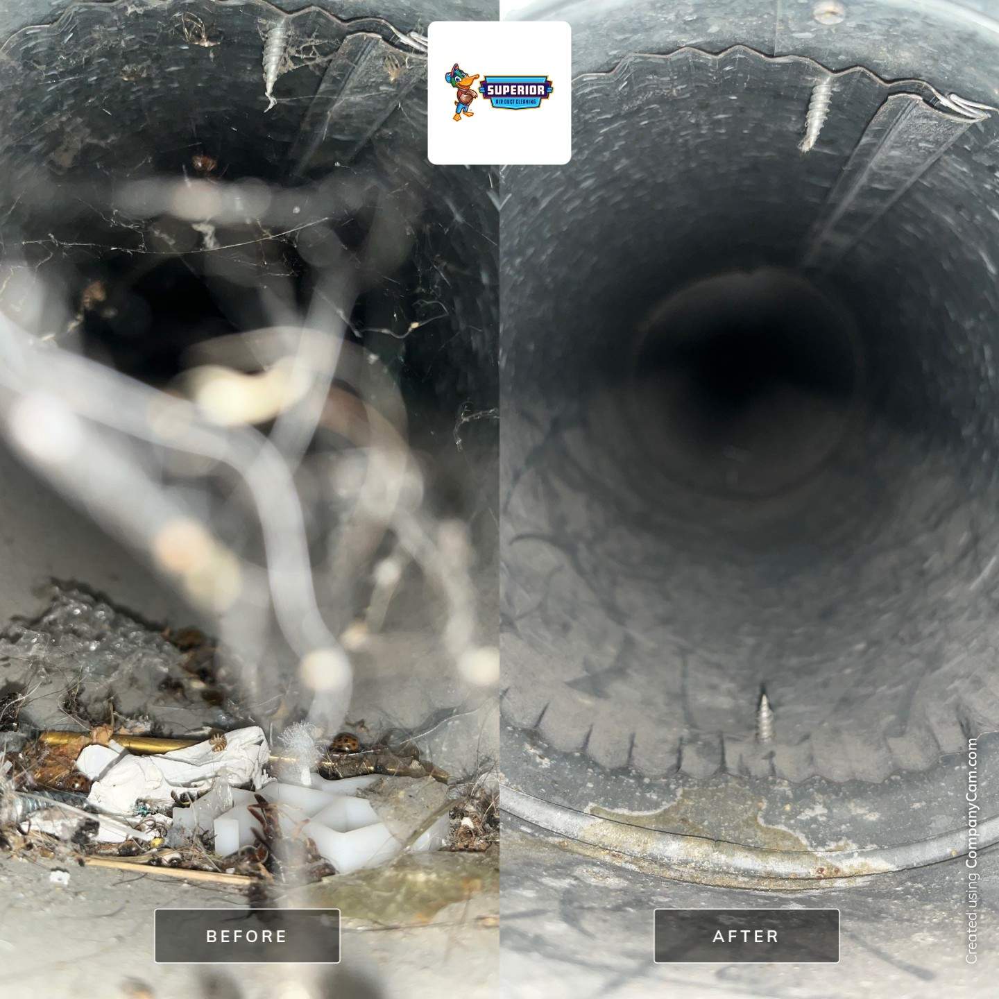 Air Duct Cleaning With a Vacuum Truck in Darlington, PA by Superior Air Duct Cleaning