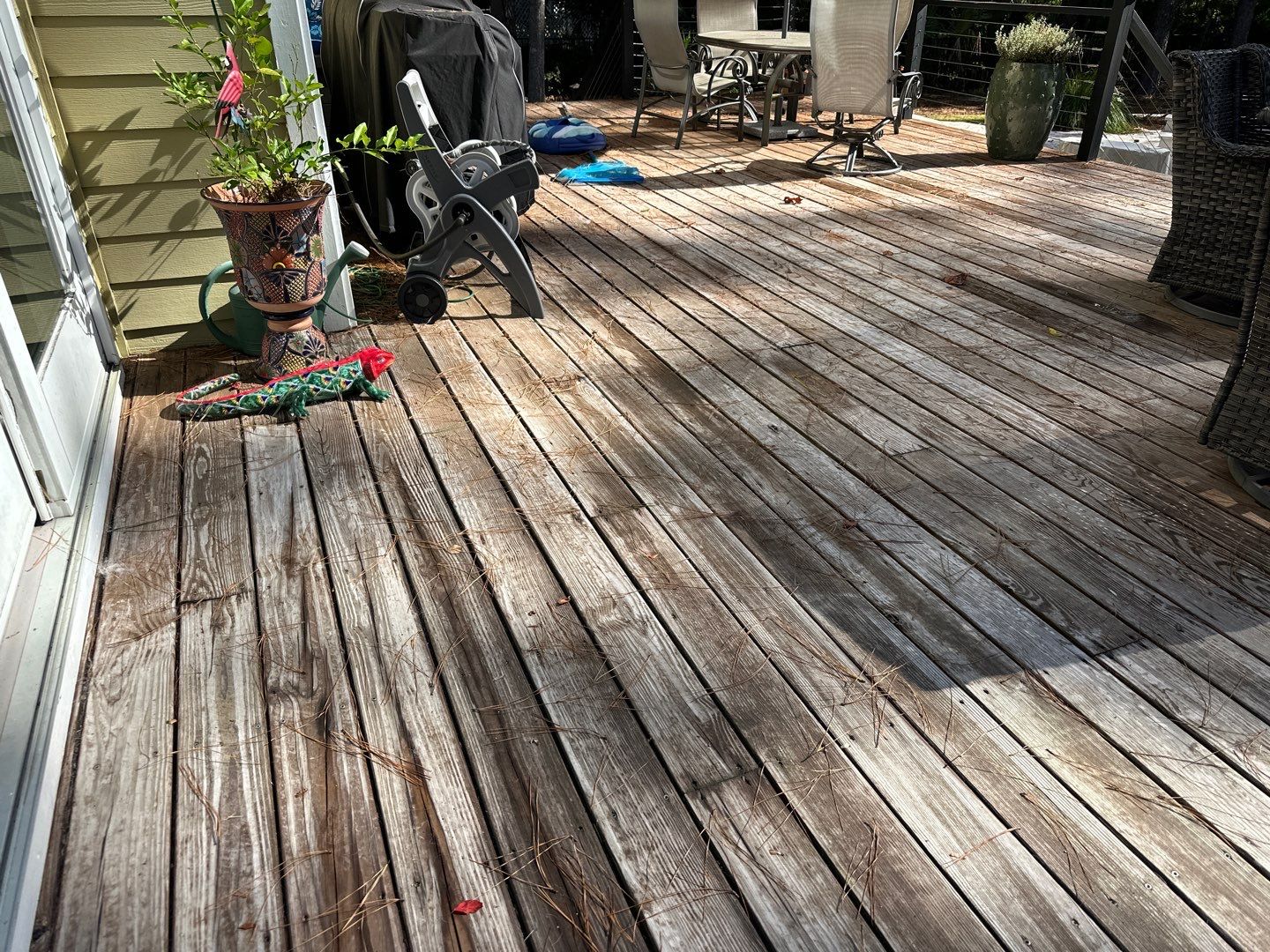 Weathered Deck using Wood Sealant by DuraSeal
