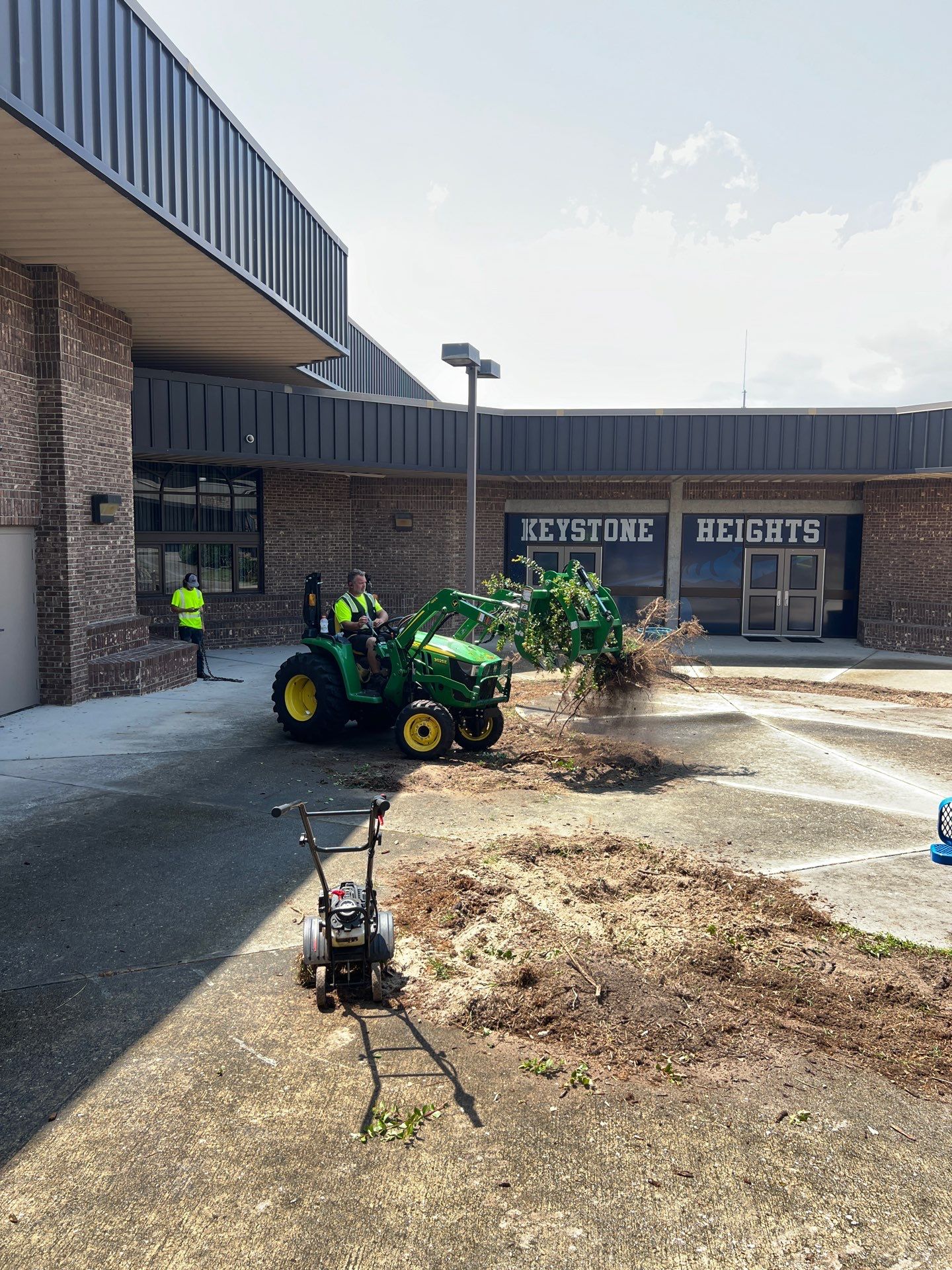 Landscape Install | Keystone Heights HS by ProGreen Services
