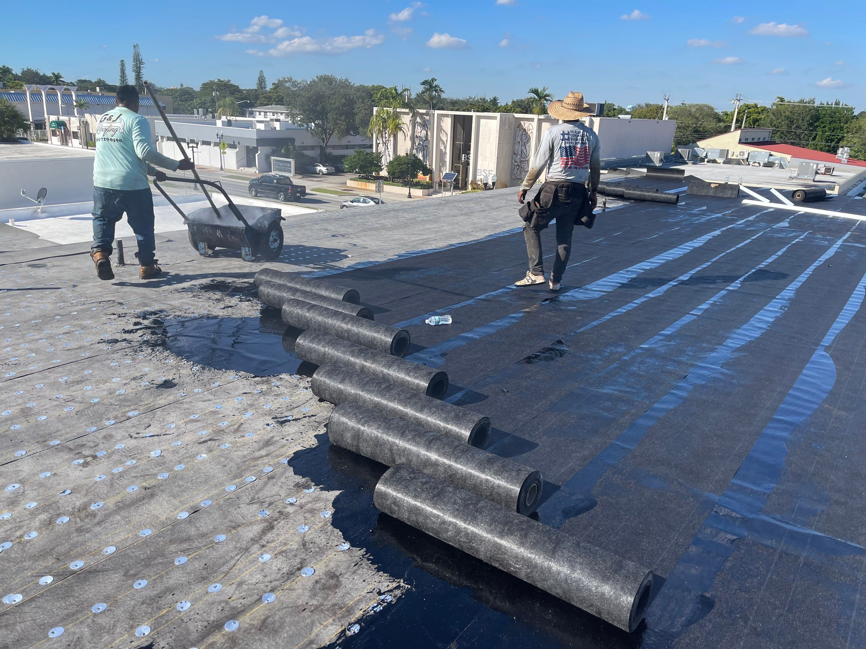 Hollywood Blvd., Hollywood, FL by G&J Roofing 
