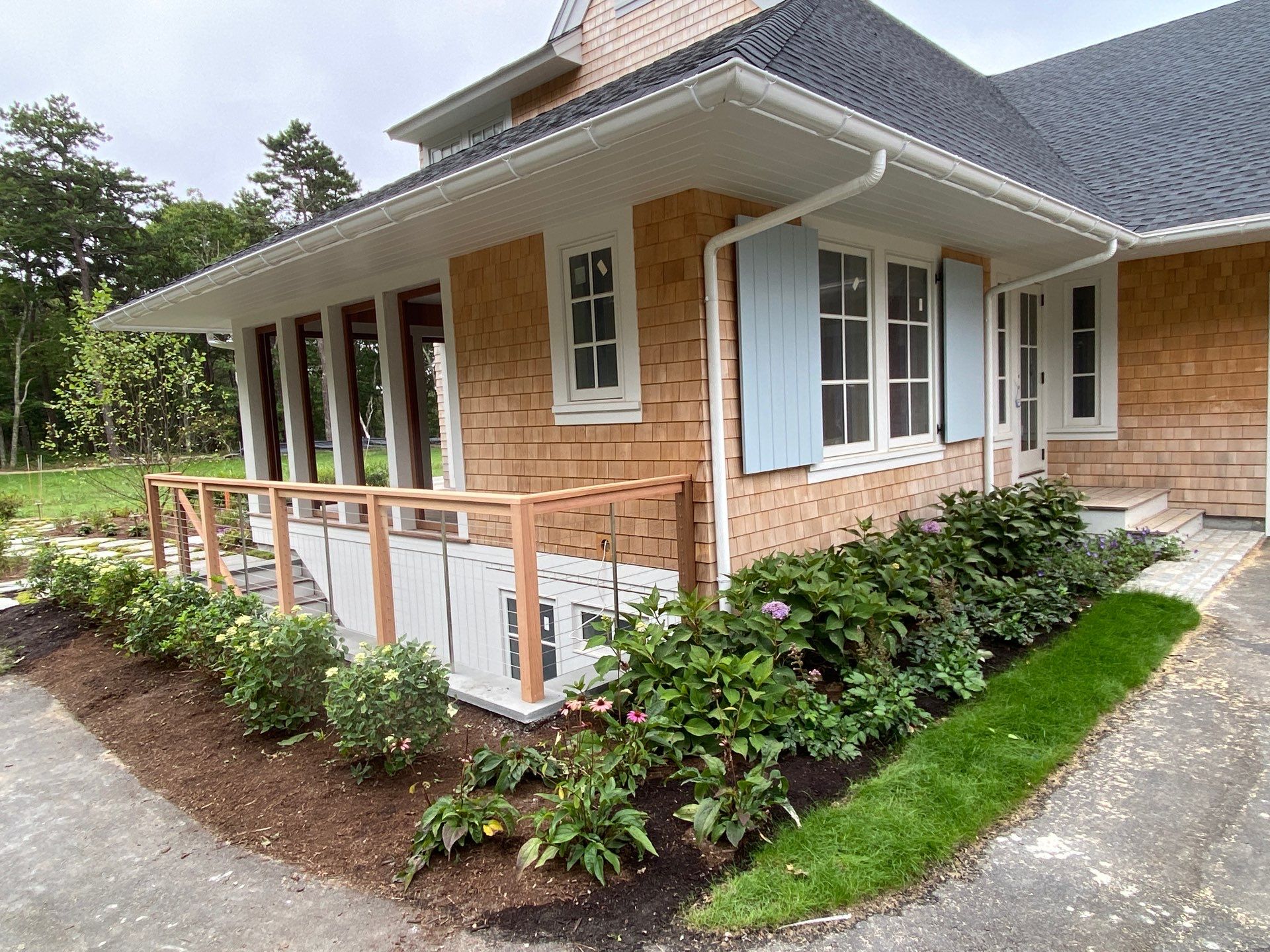 Gutter Installation using 6" Half Round Aluminum Gutter by Gutter Pro Enterprises