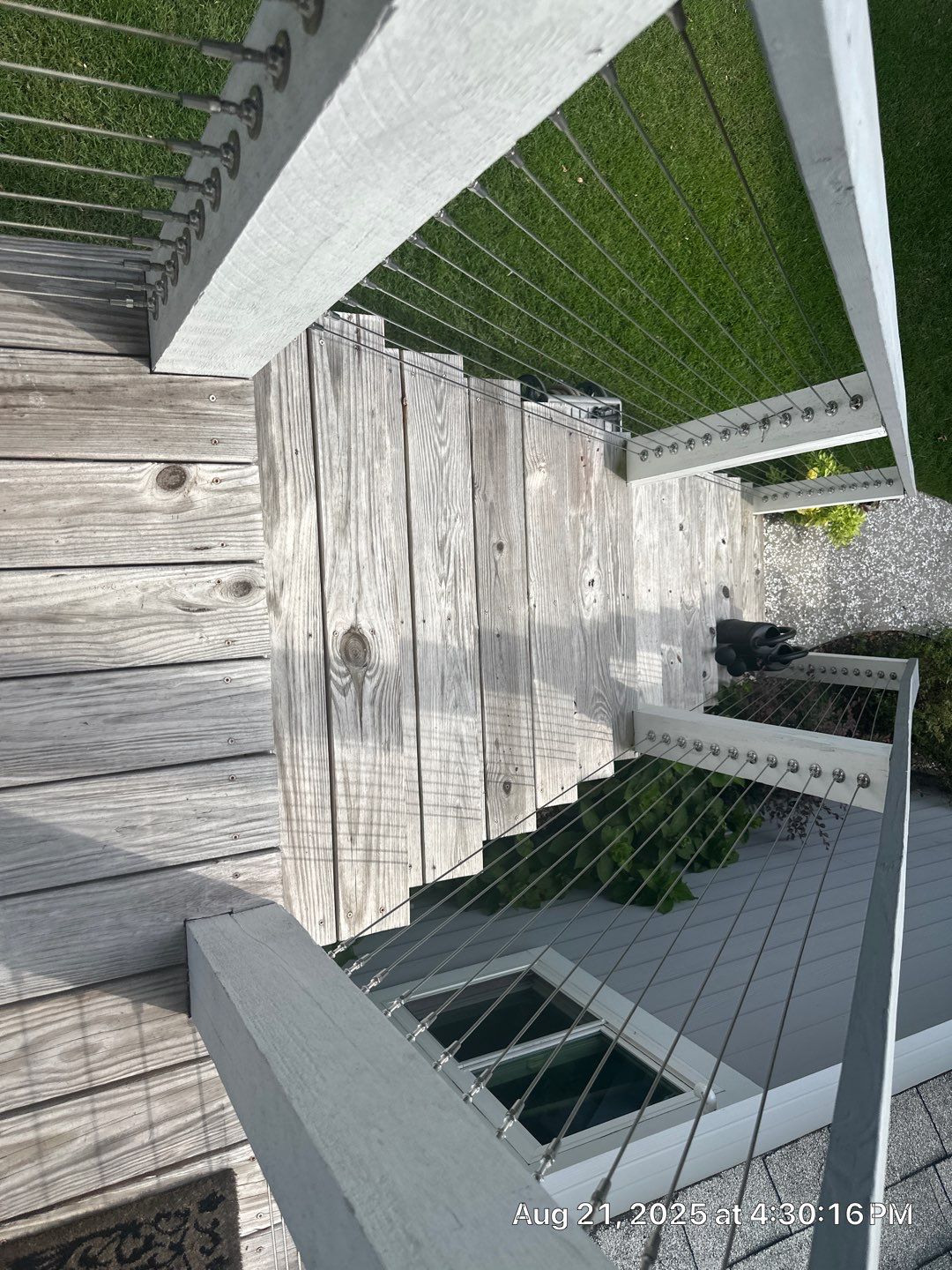 Wood Deck and Concrete Driveway using Wood and Concrete Sealant by DuraSeal