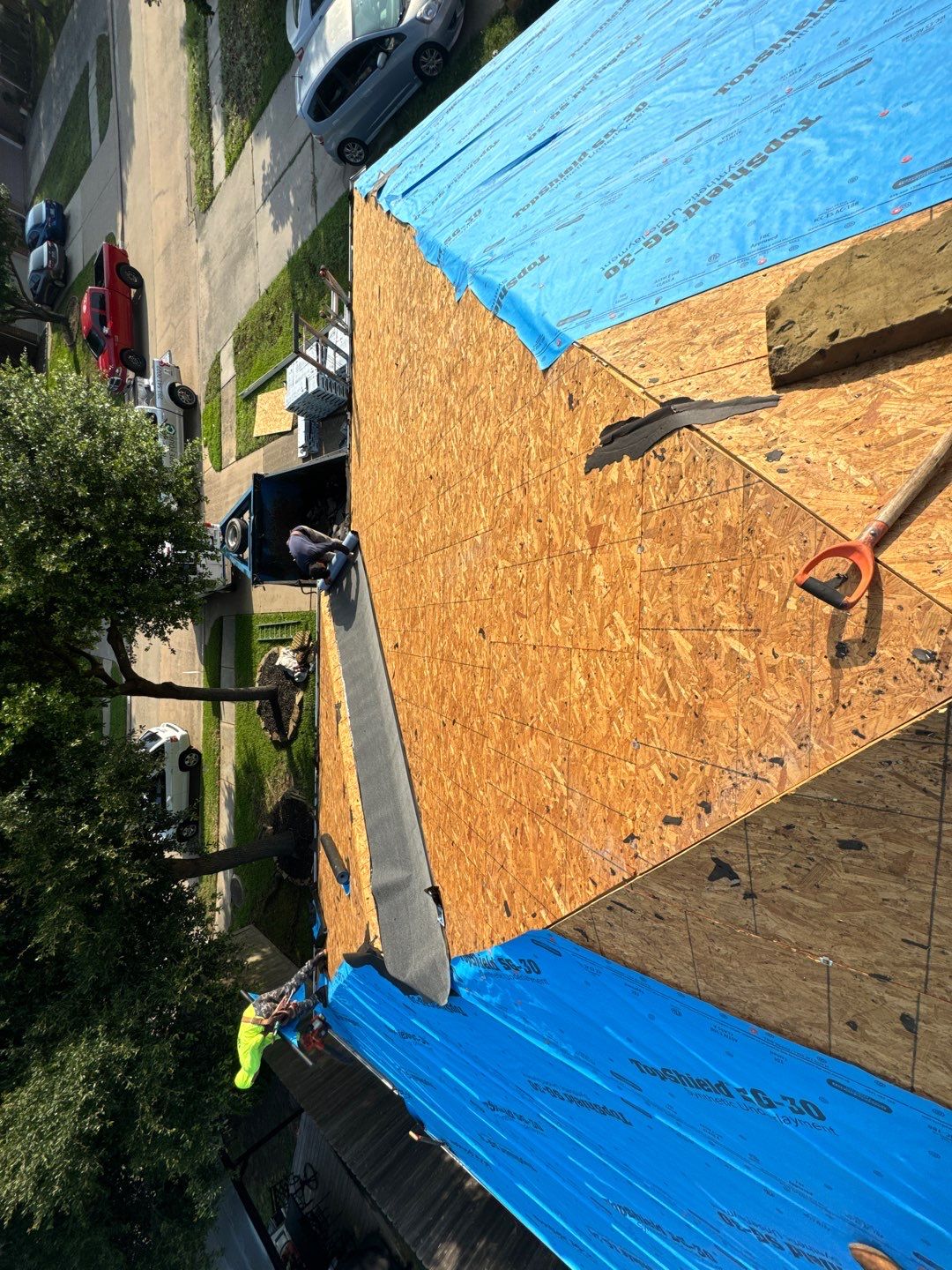 Residential Roofing & Gutter Installation using IKO Dynasty by Core Four Roofing