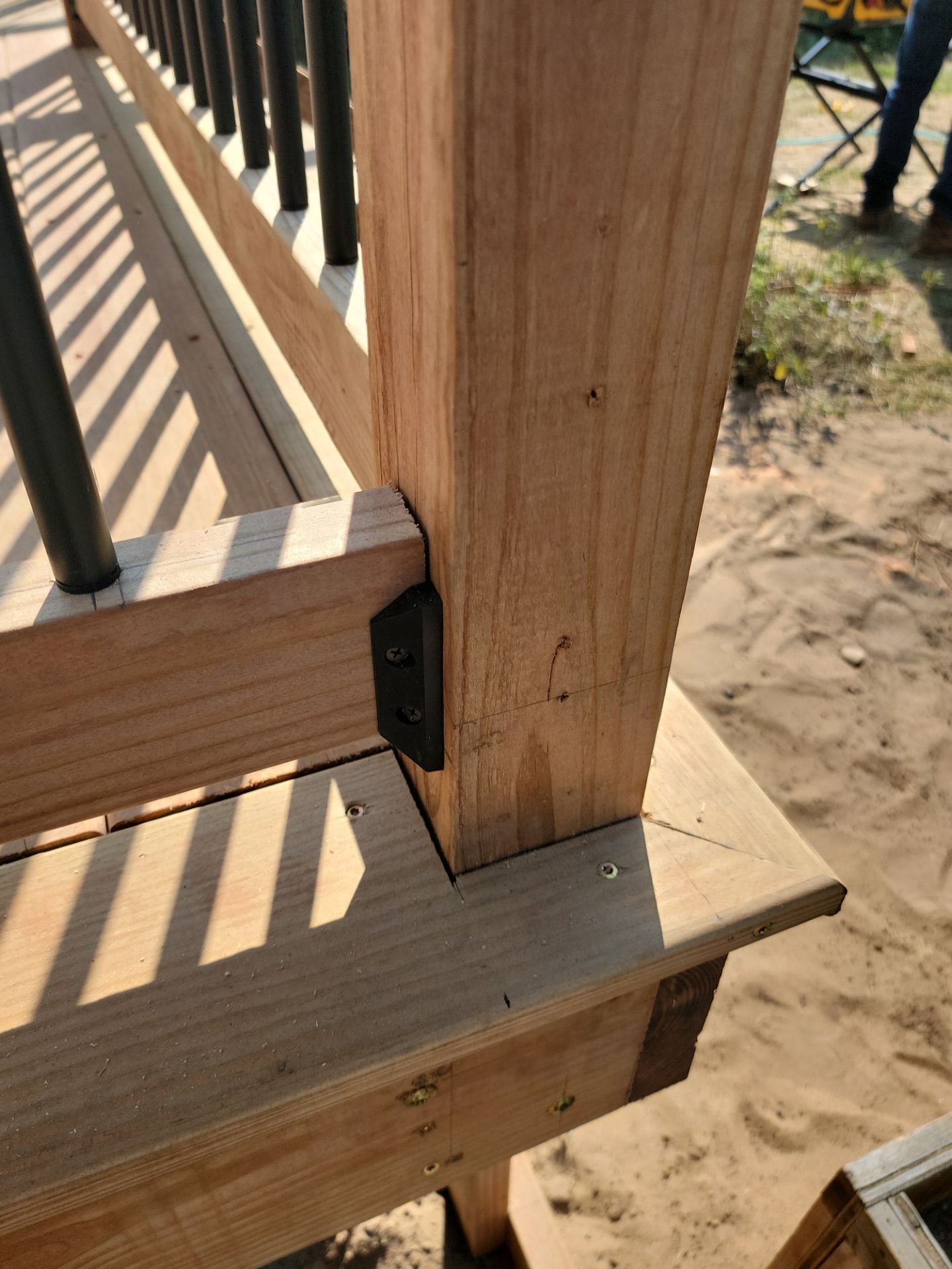 TREATED LUMBER DECK  by Avalon Roofing and Exteriors