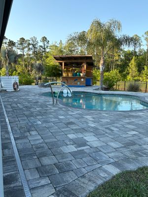 Pavers using Concrete Sealant and PolySand
