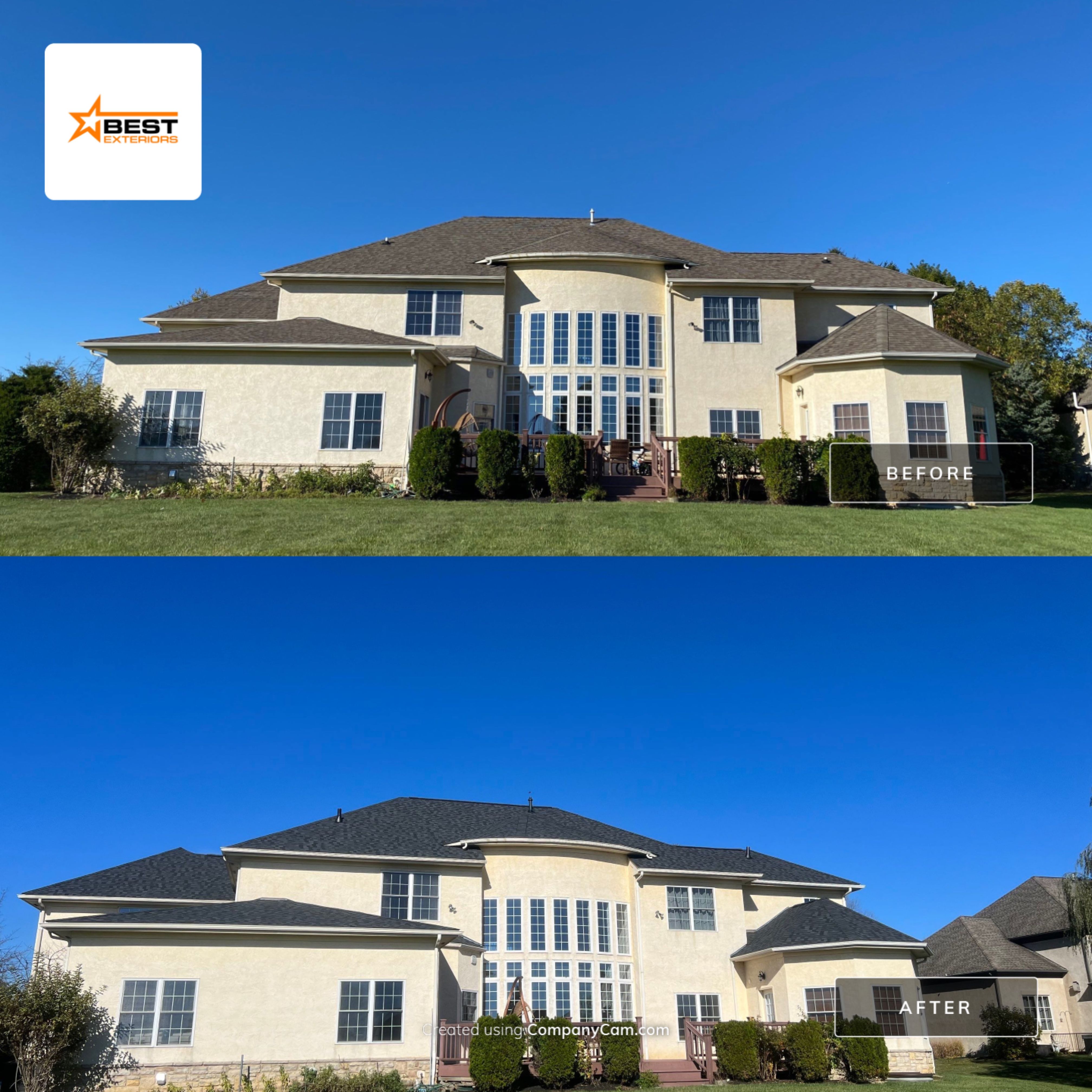 Residential Roofing Installation using Certainteed Landmark Pro Shingles by Best Exteriors Inc