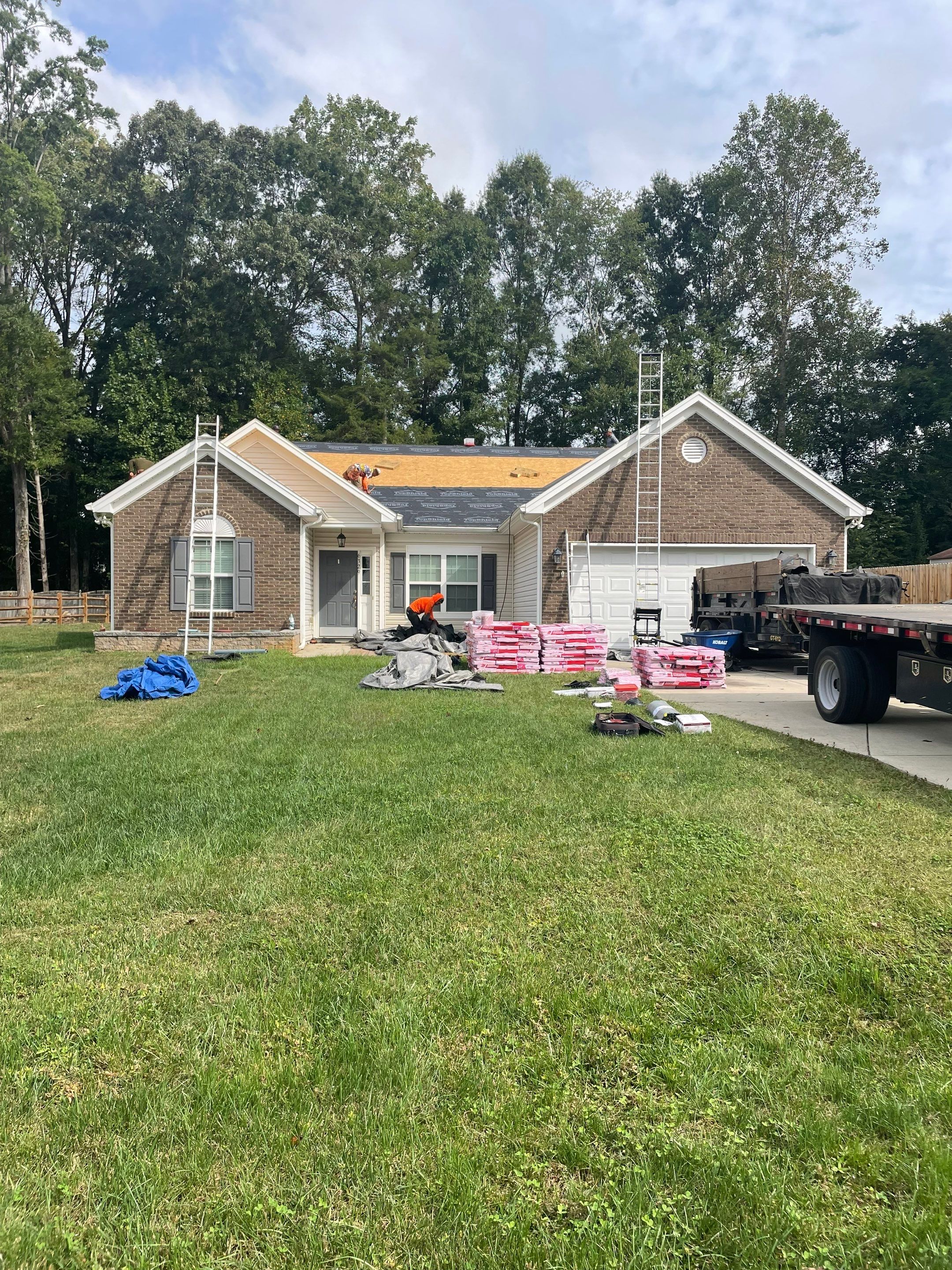 Residential Roofing Installation using Owens Corning Oakridge Onyx Black by RISE Roofing & Restoration, LLC
