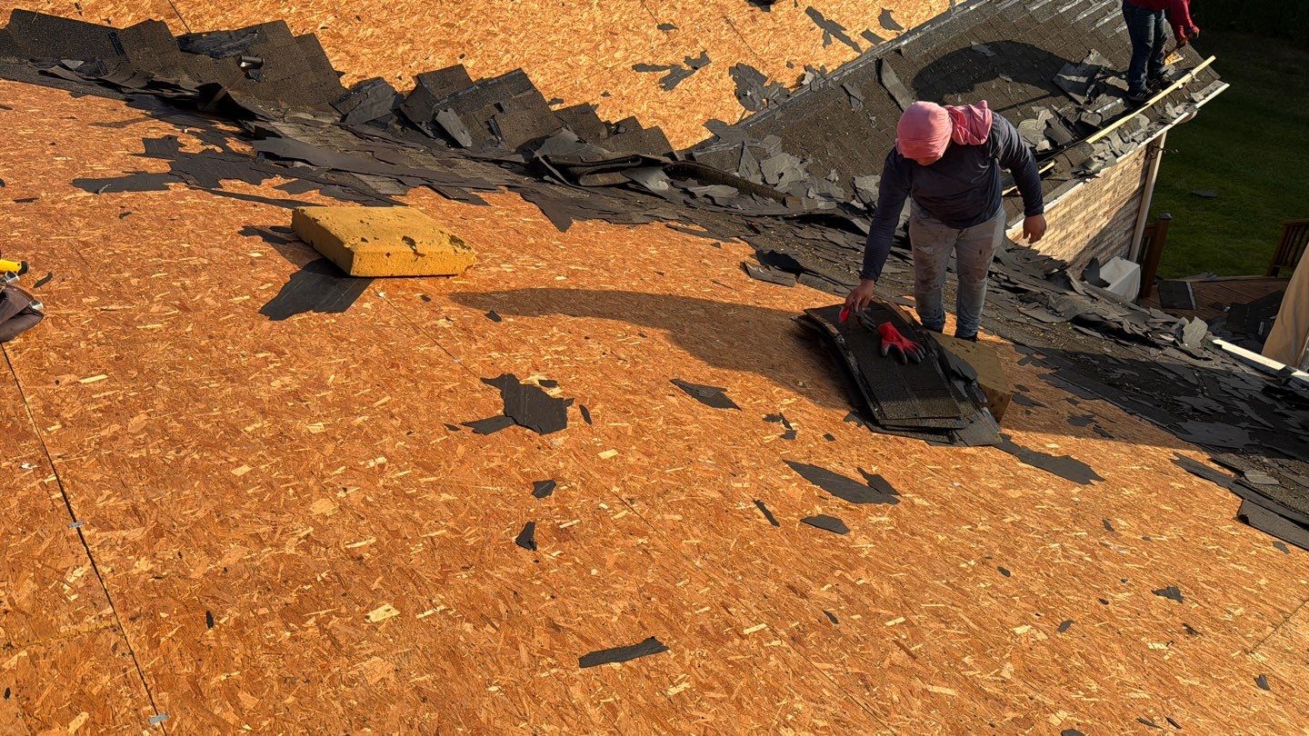 Roof Replacement using Owens Corning Teak by 180 Contractors