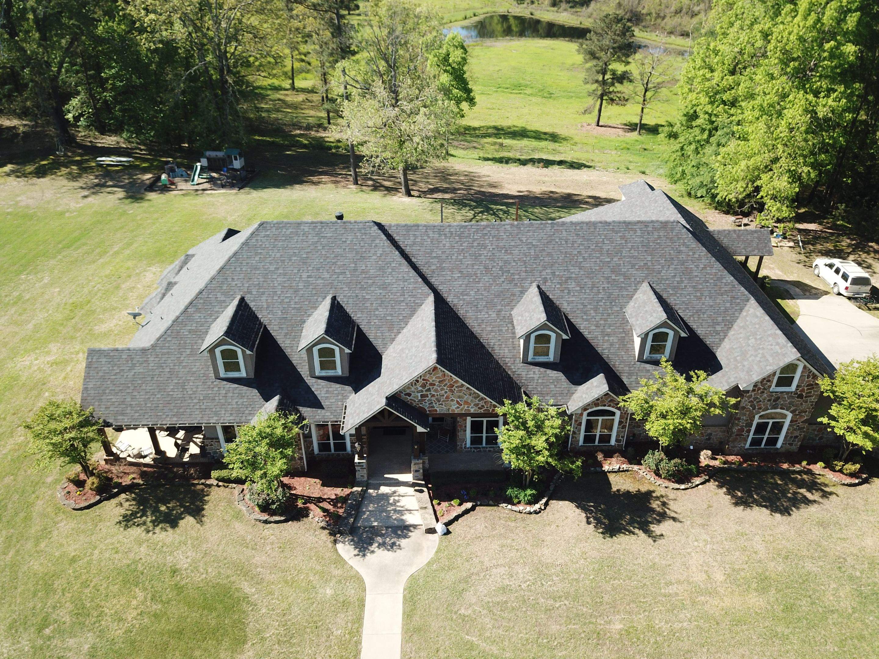 Residential Roofing Installation using Malarkey Architectural Vista Shingles by Hostetler Roofing
