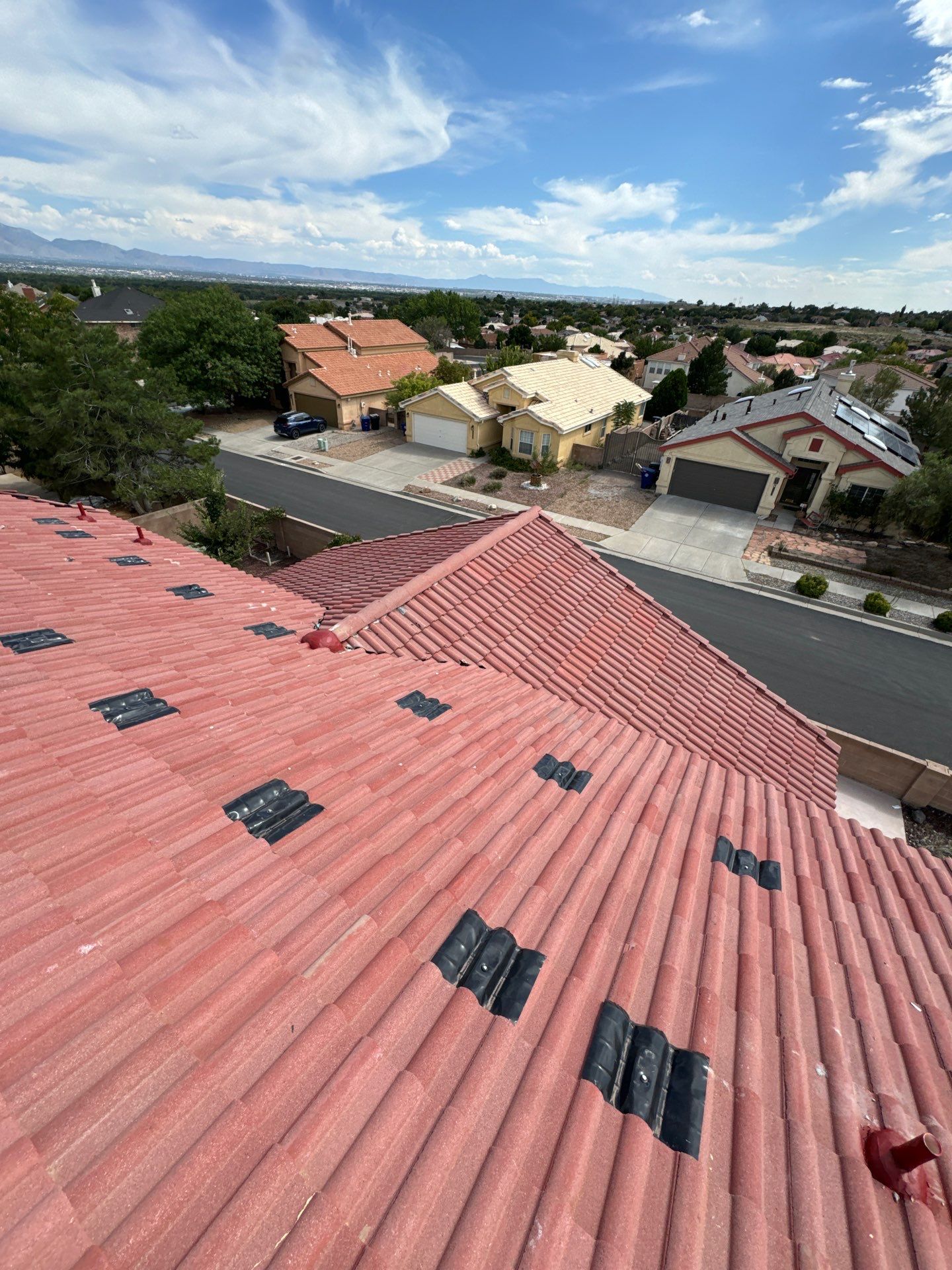 Spanish Red Concrete Tile by Reimagine Roofing