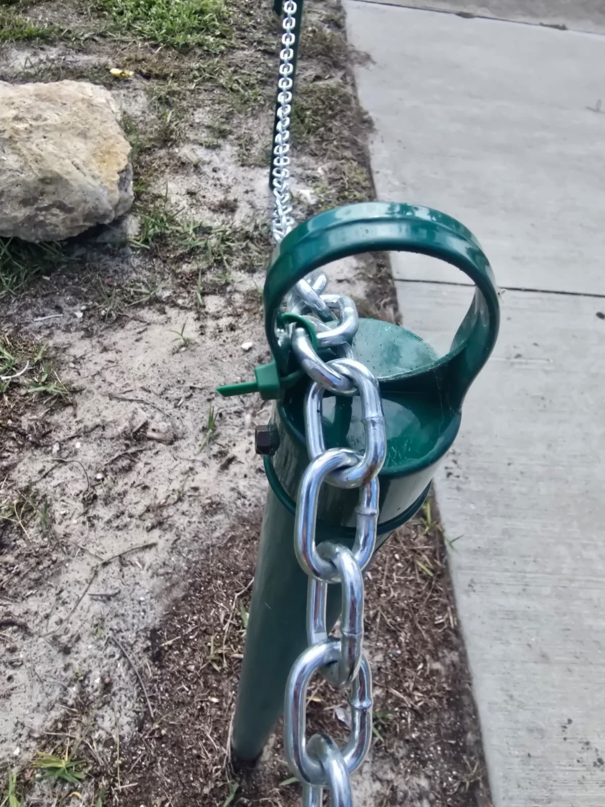 Commercial Post and Chain Fence Installation in Naples by True Fence LLC