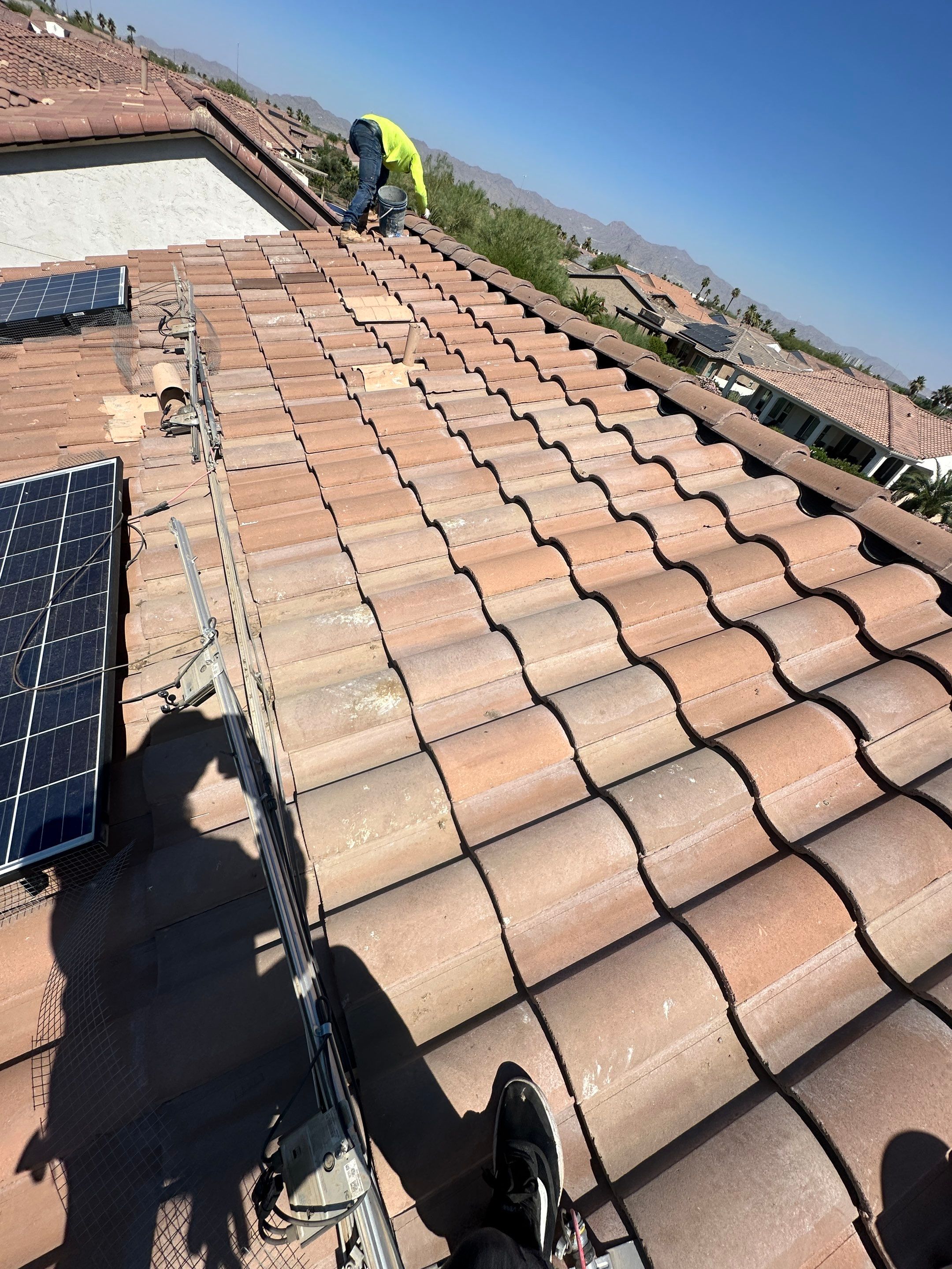 Adobe Clay Concrete Tile by Reimagine Roofing
