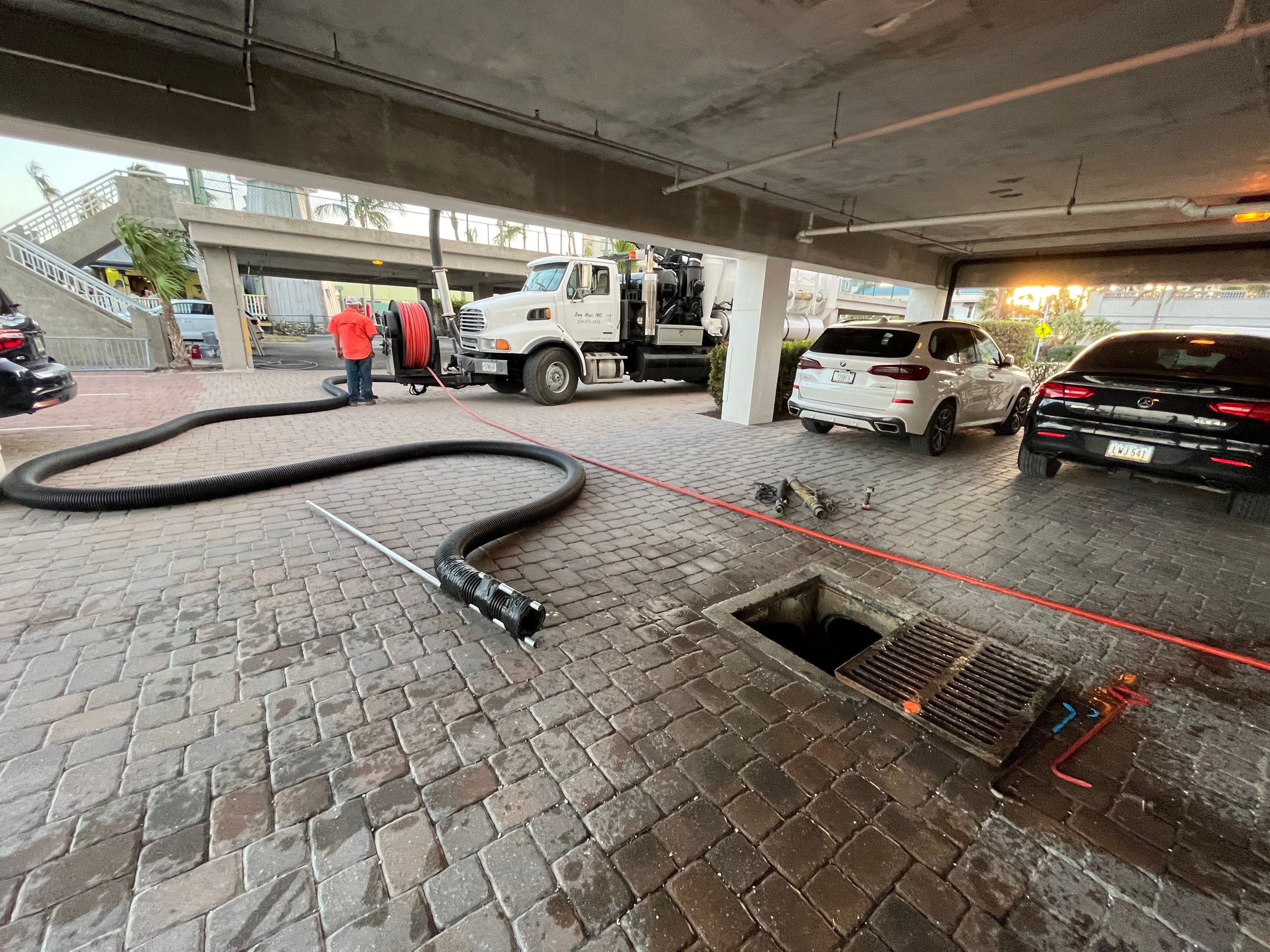 Condo Storm Water System Cleaning and Maintenance After Hurricane Ian by APS Power & Water