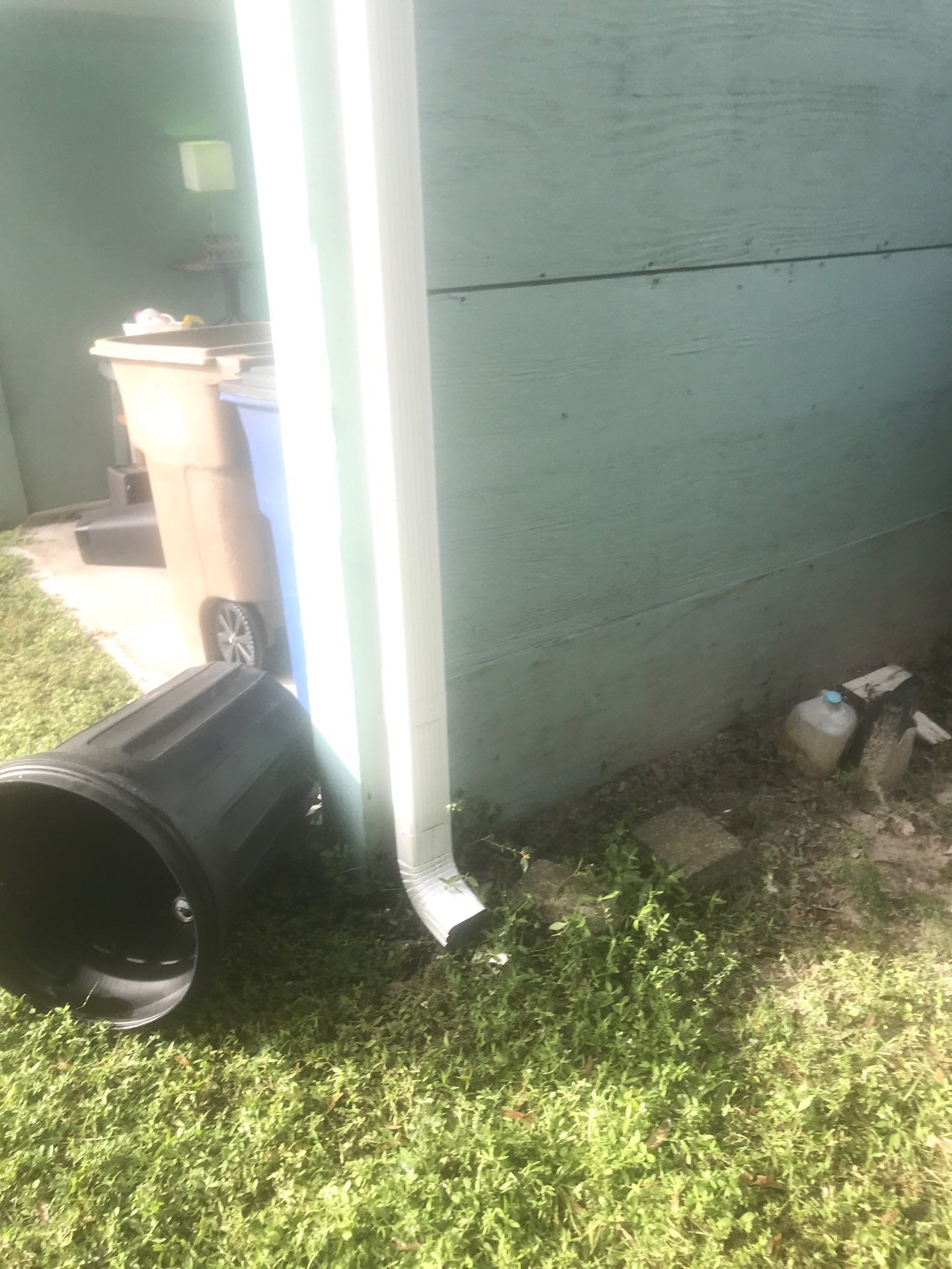 Soffit and Fascia Installation using White Soffit in Lehigh Acres, FL by Gutter Professors