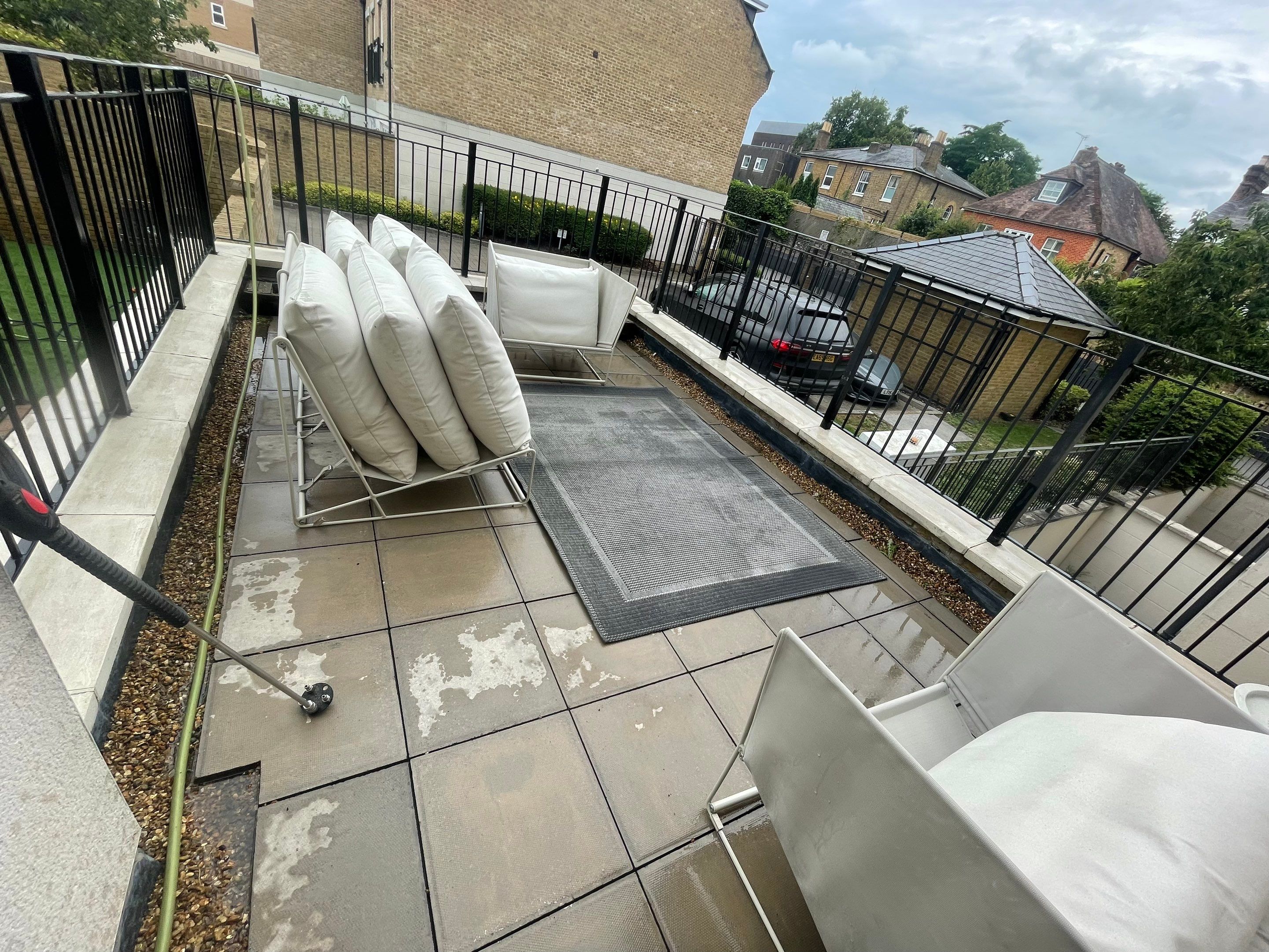 Exterior Clean using Mosmatic Flat Surface Cleaner by Ges Exterior Cleaning ltd