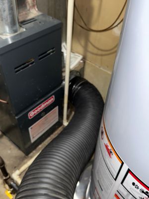 Air duct cleaning using Hypervac