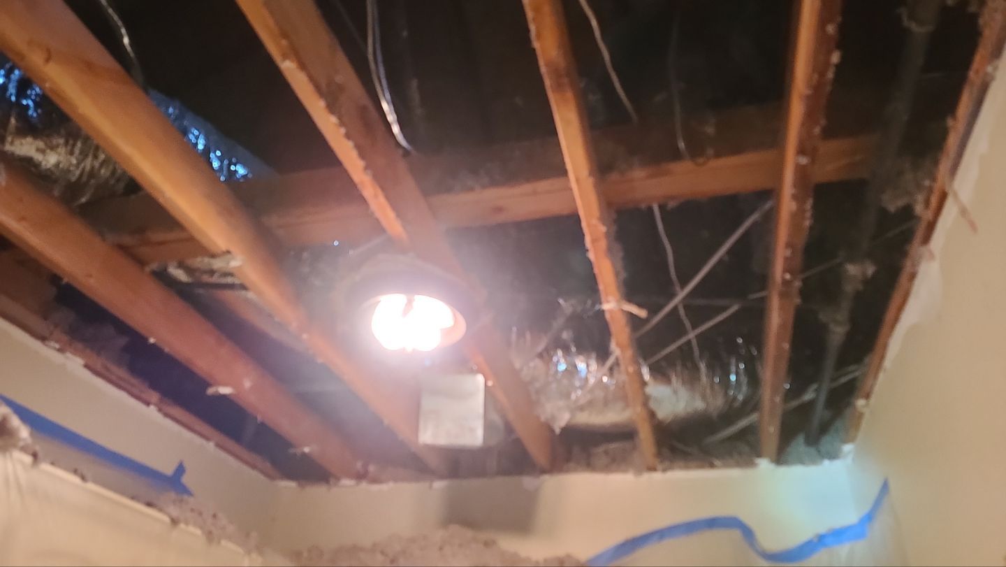 Water Mitigation Project in Mounds by Decor Roofing & Restoration