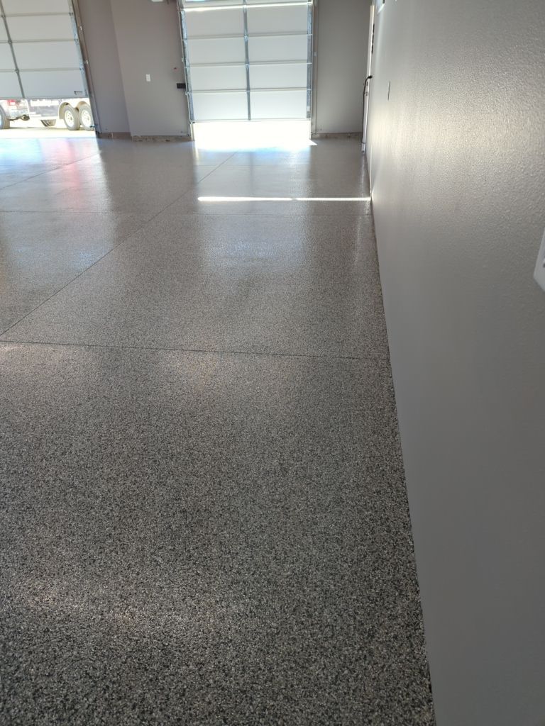 Shop Transformation using Slate Stone by Croc Coatings, LLC