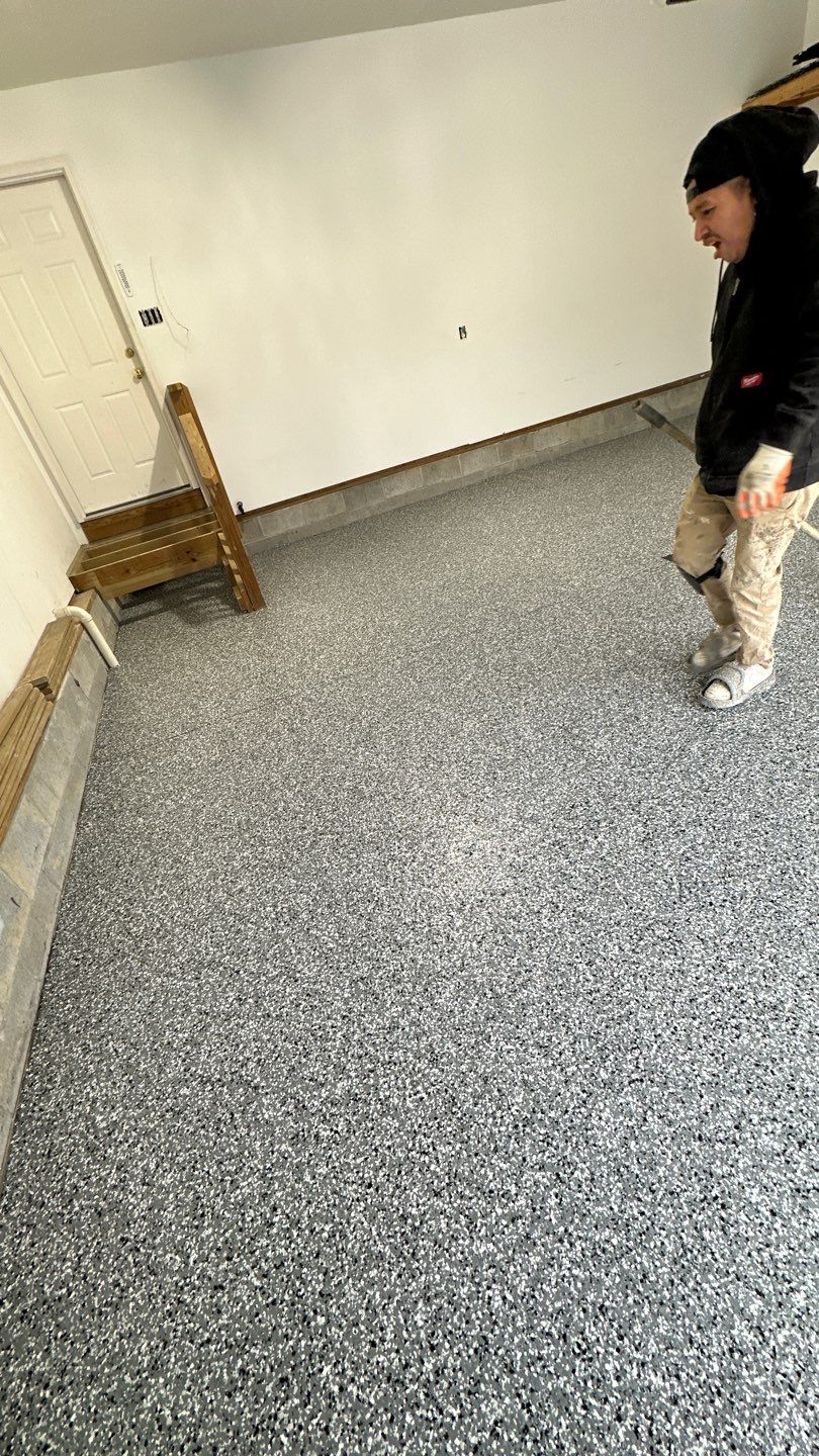 Wombat Garage Project in Pittsburgh by Floors in a Day, Inc