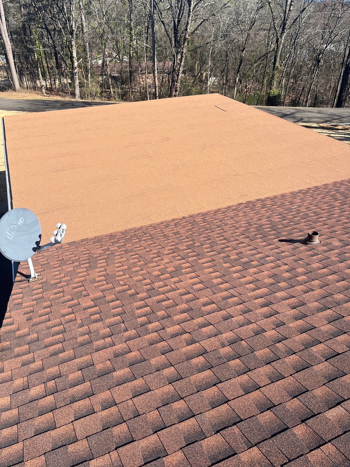 Residential Roof Replacement With GAF Architectural Shingles in Hot Springs by Temple Roofing and Exteriors