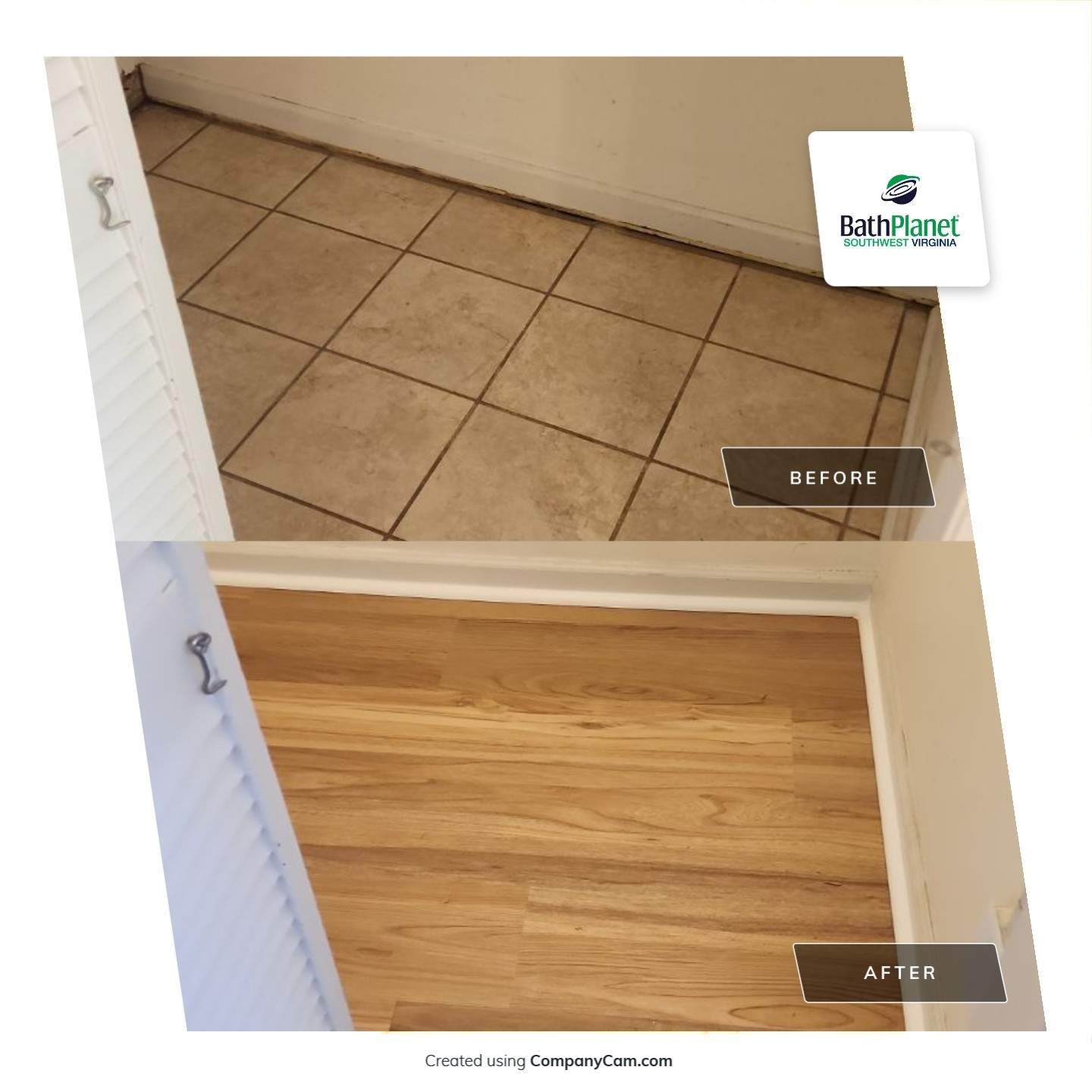Wet Area and Floor by BathPlanet SW Virginia