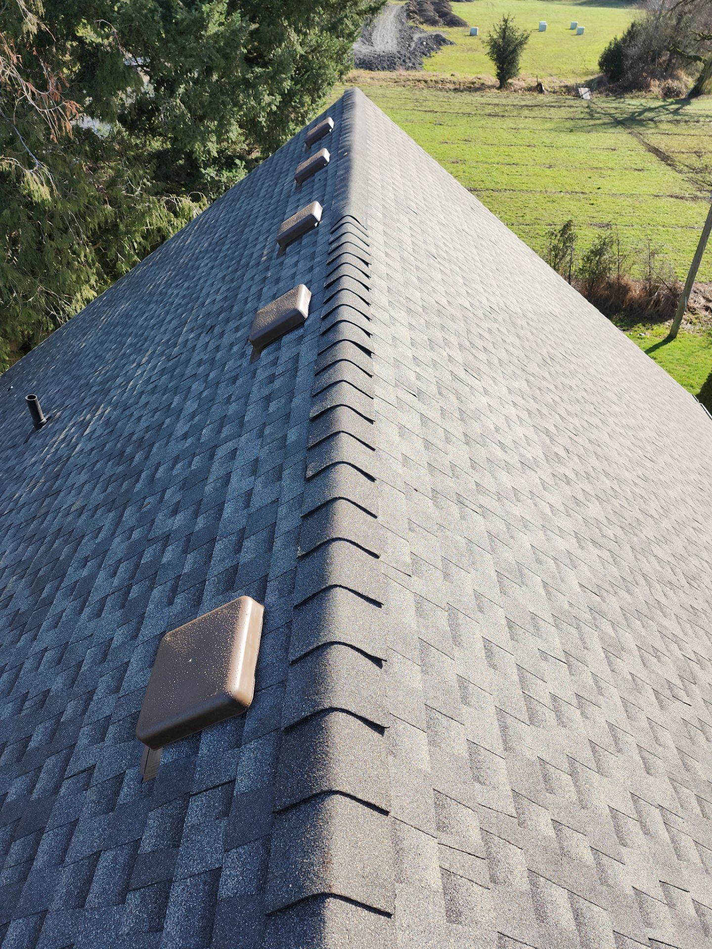 Residential Re-Roof using GAF Weathered Wood HDZ by Top Notch Roofing Inc