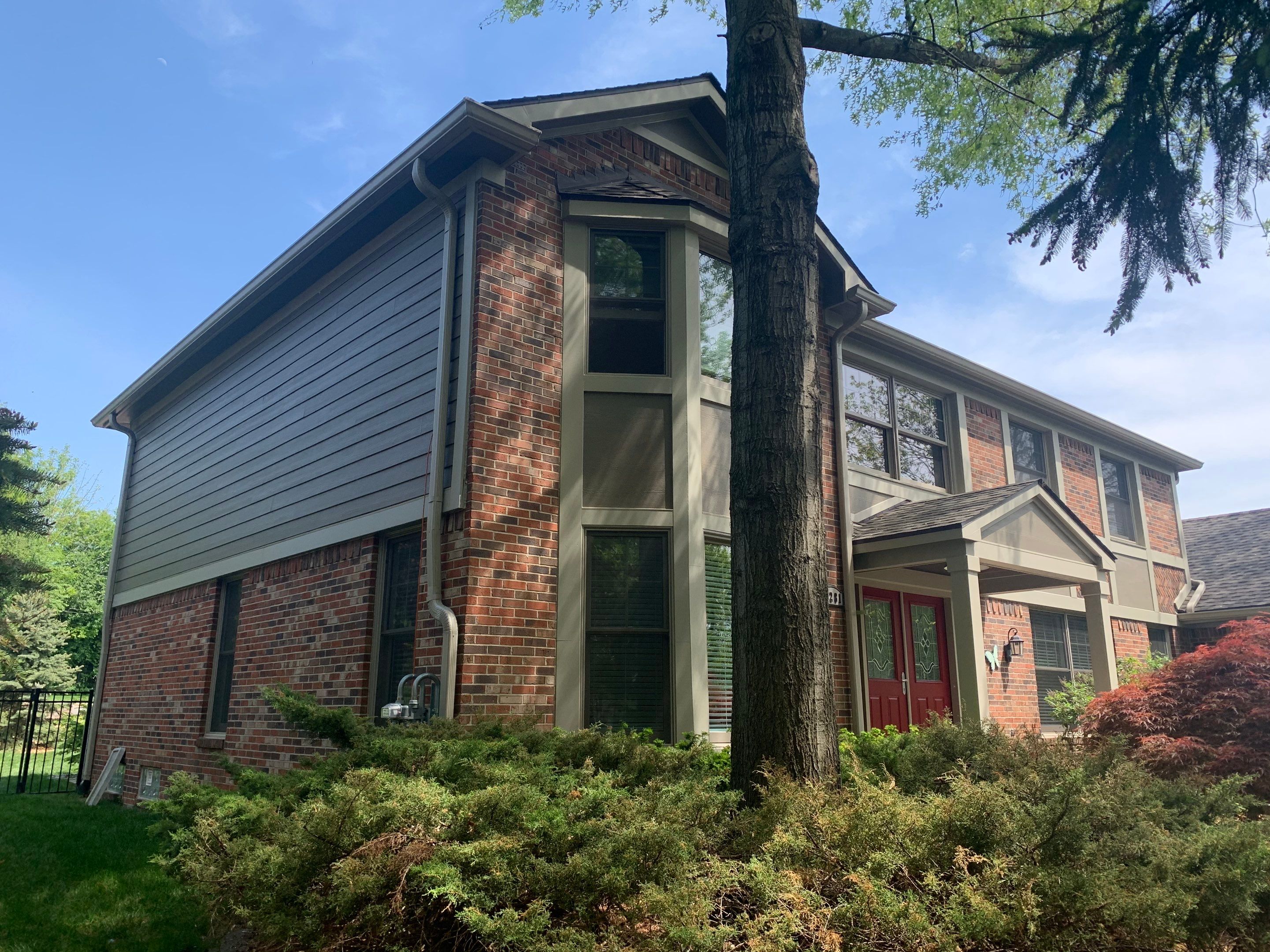 James Hardie Siding Replacement & Porch Addition by Bloomfield Construction & Restoration