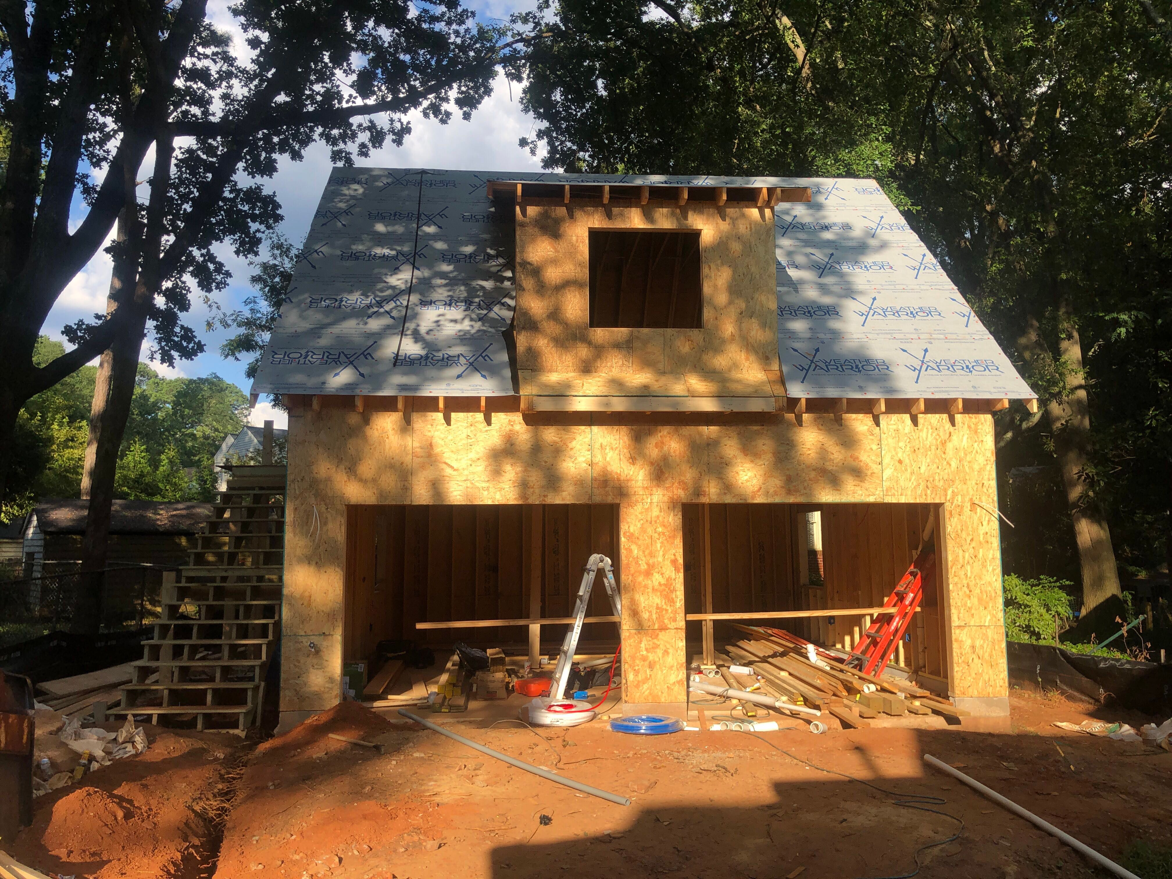 Custom Two-Story Brick Garage and Studio Apartment in Decatur by Swift Home Renovations 