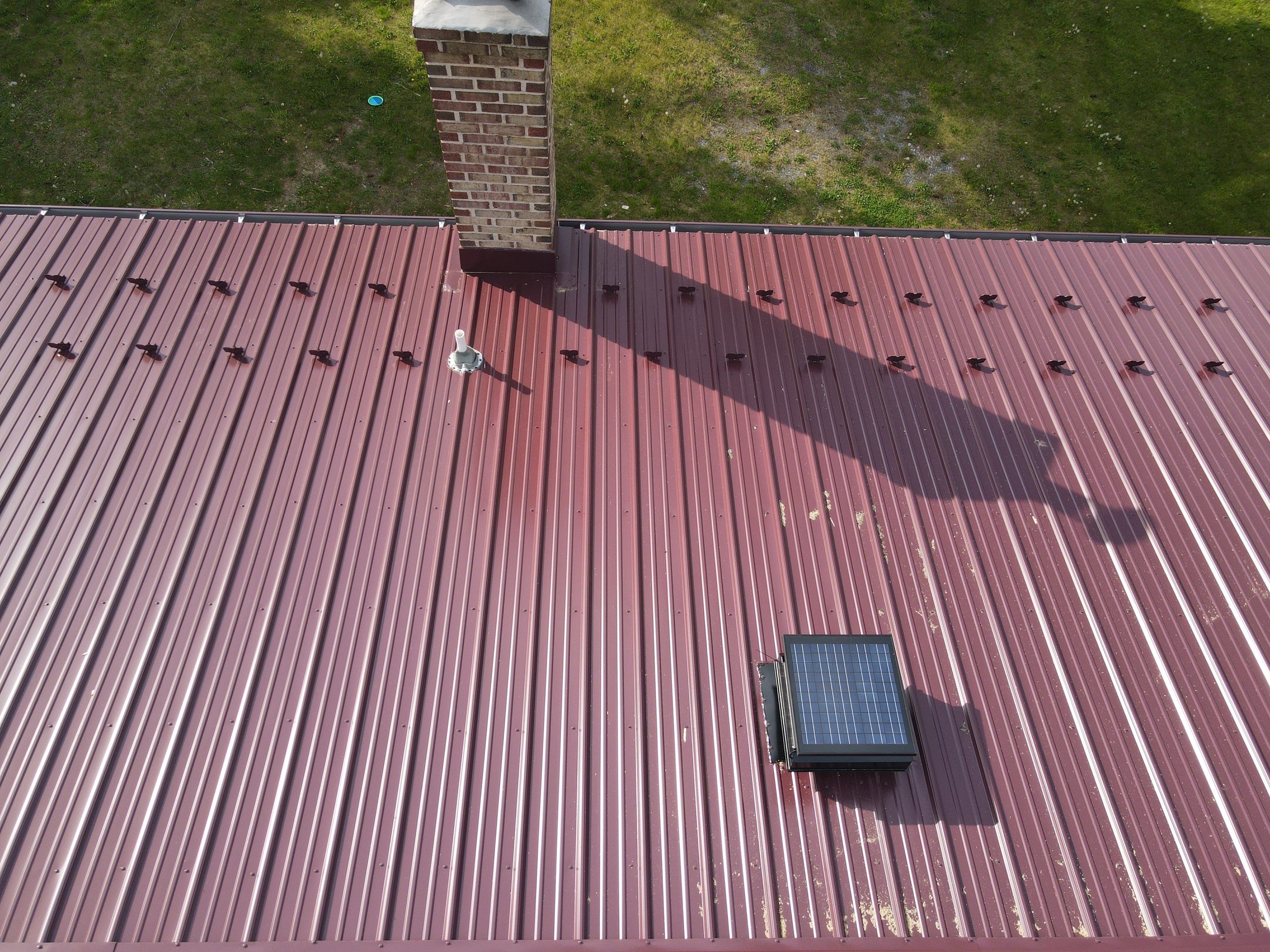 Metal Roof Installation using Everlast Azm panel w/ colourbond process by Teflon Roofing