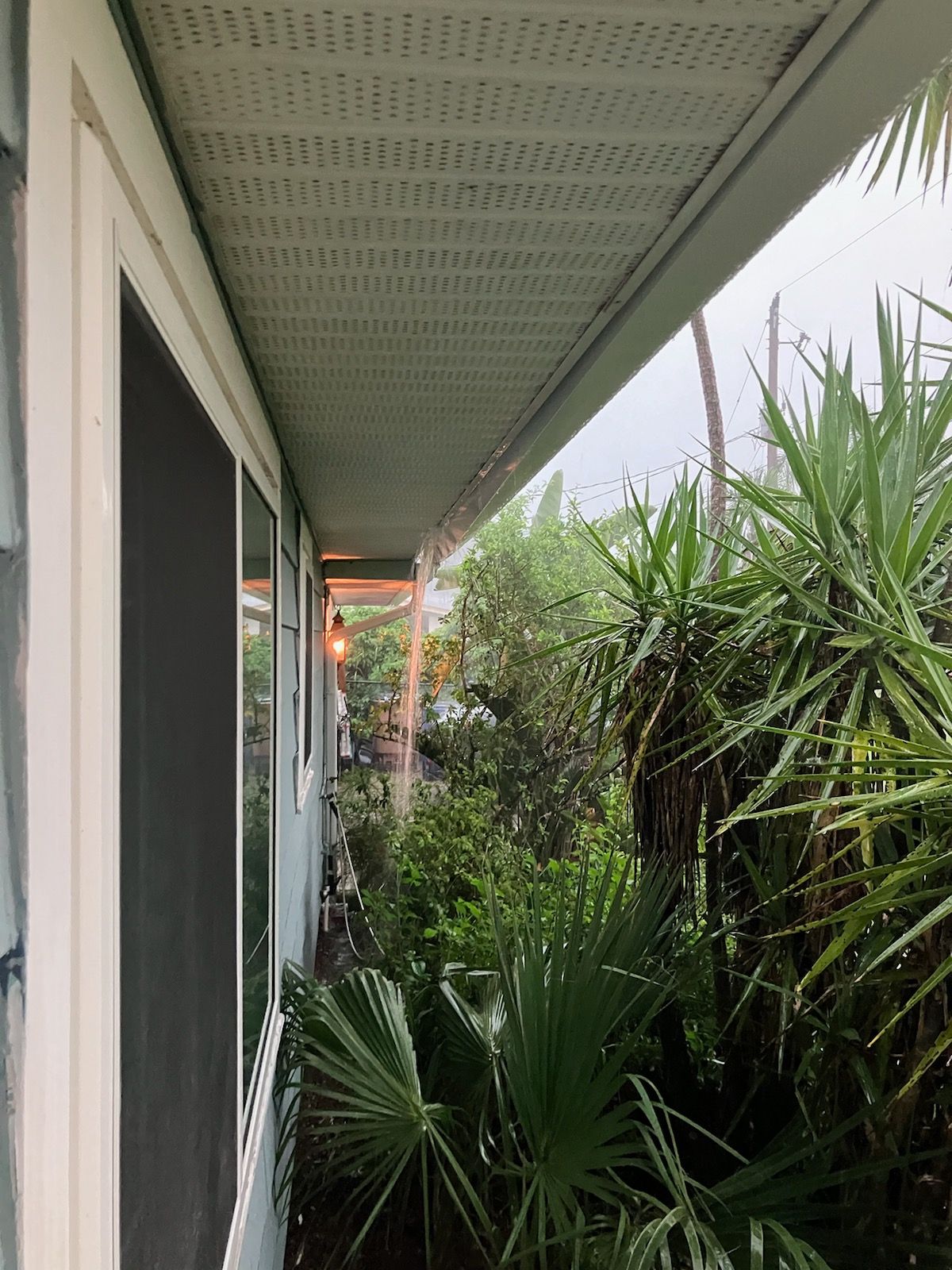 White 6-Inch Gutters and Leaf Guard Installation in Fort Myers FL by Gutter Professors