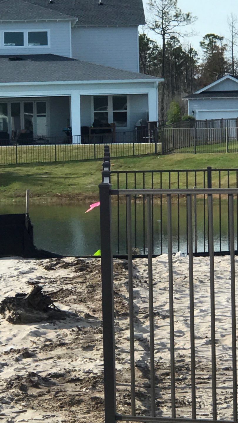WATERSOUND CUSTOM BRONZE ALUMINUM using BRONZE ALUMINUM by Hip Square Fence Inc.