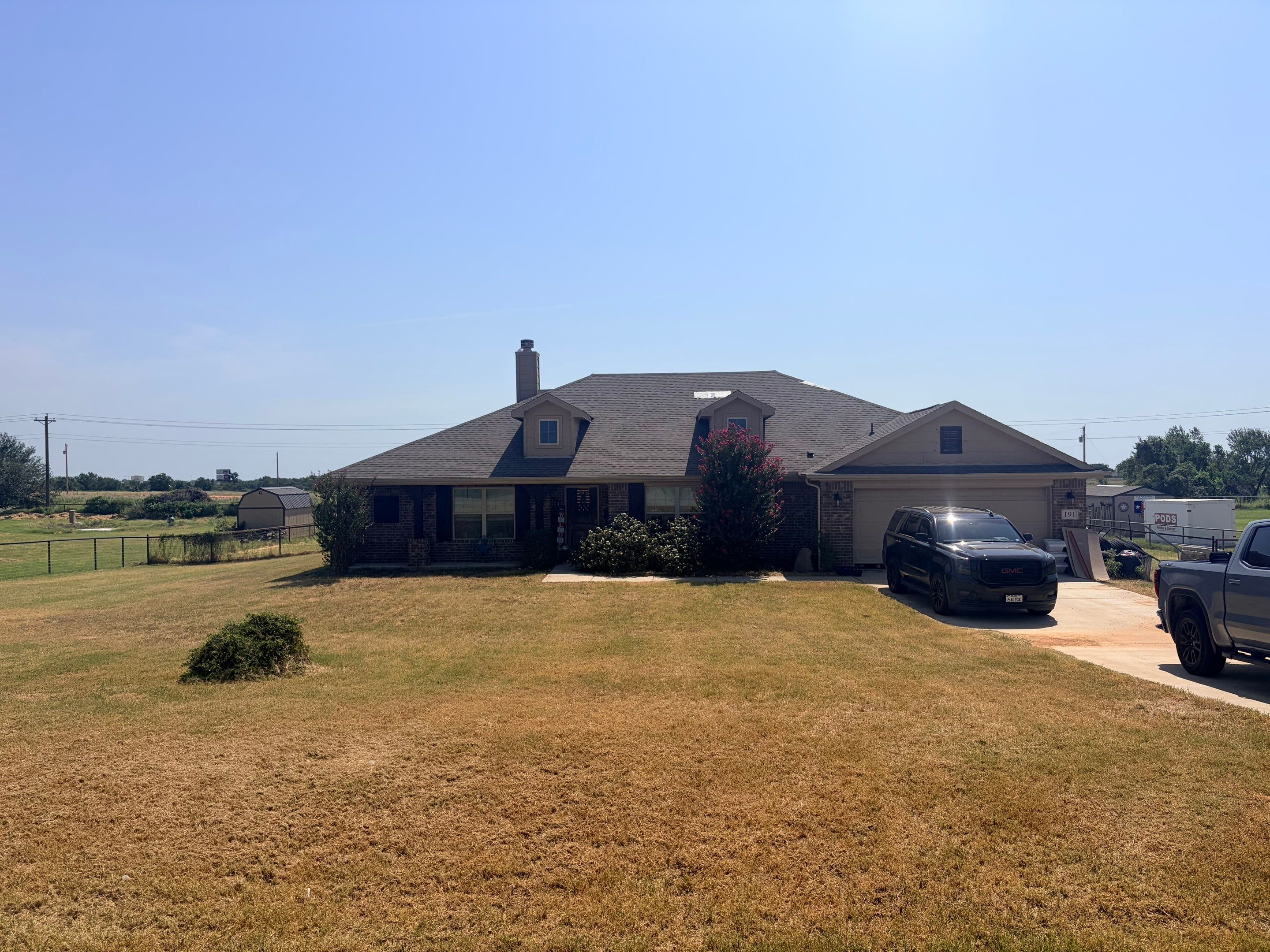 Residential Roof Replacement and Decking Repair in Springtown, Texas by Performance 1 Roofing