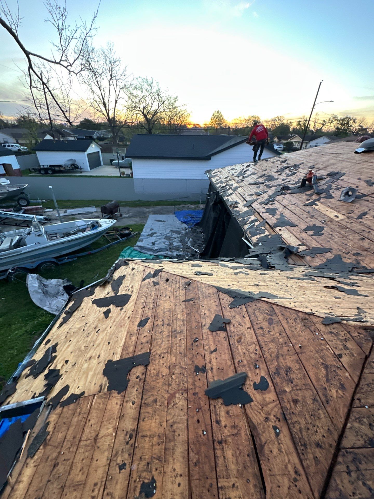 Project in Houston by Motion Roofing