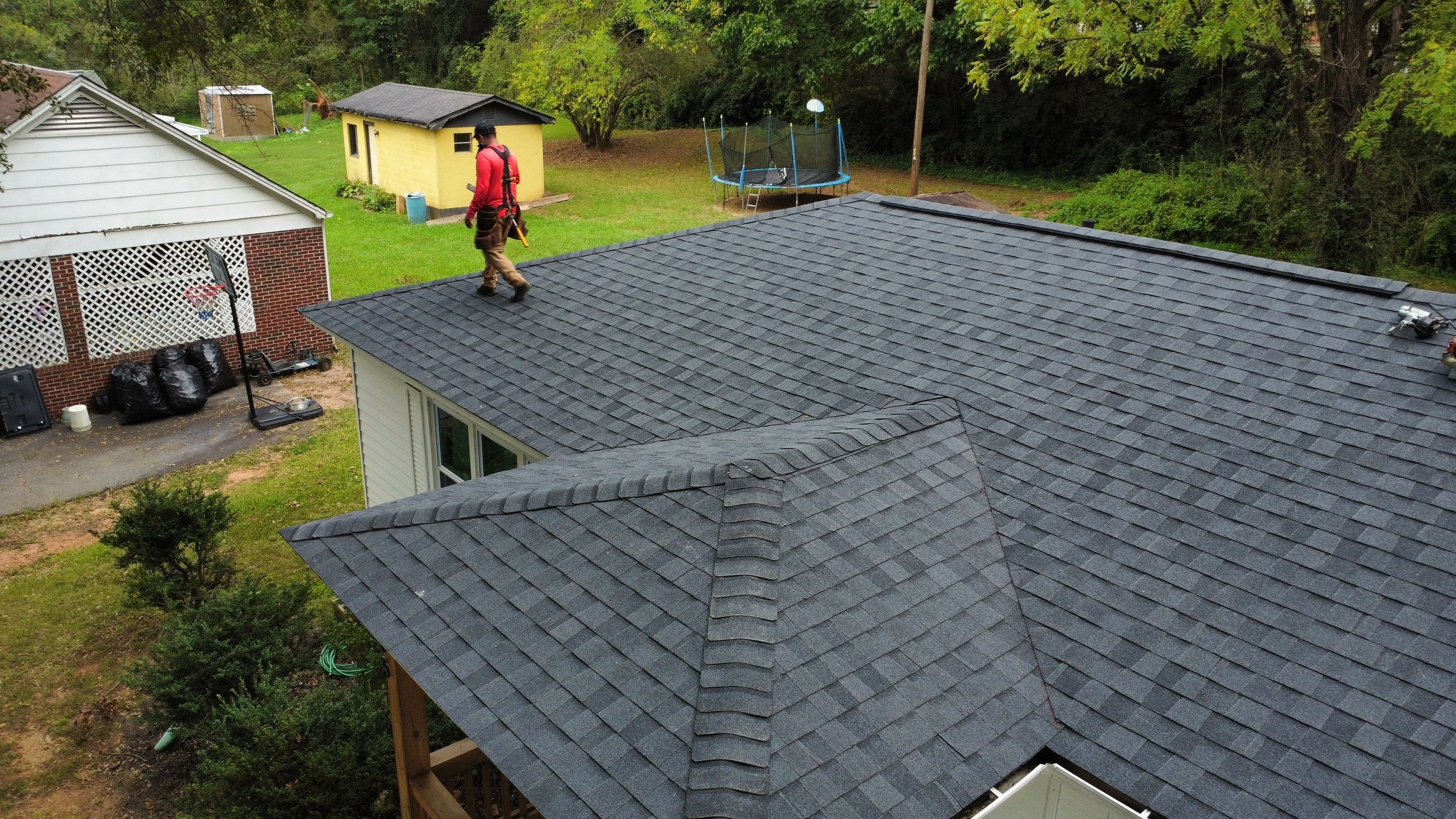 Comprehensive Asphalt Shingle Roof Installation and Decking Repair in Easley by Roofsters