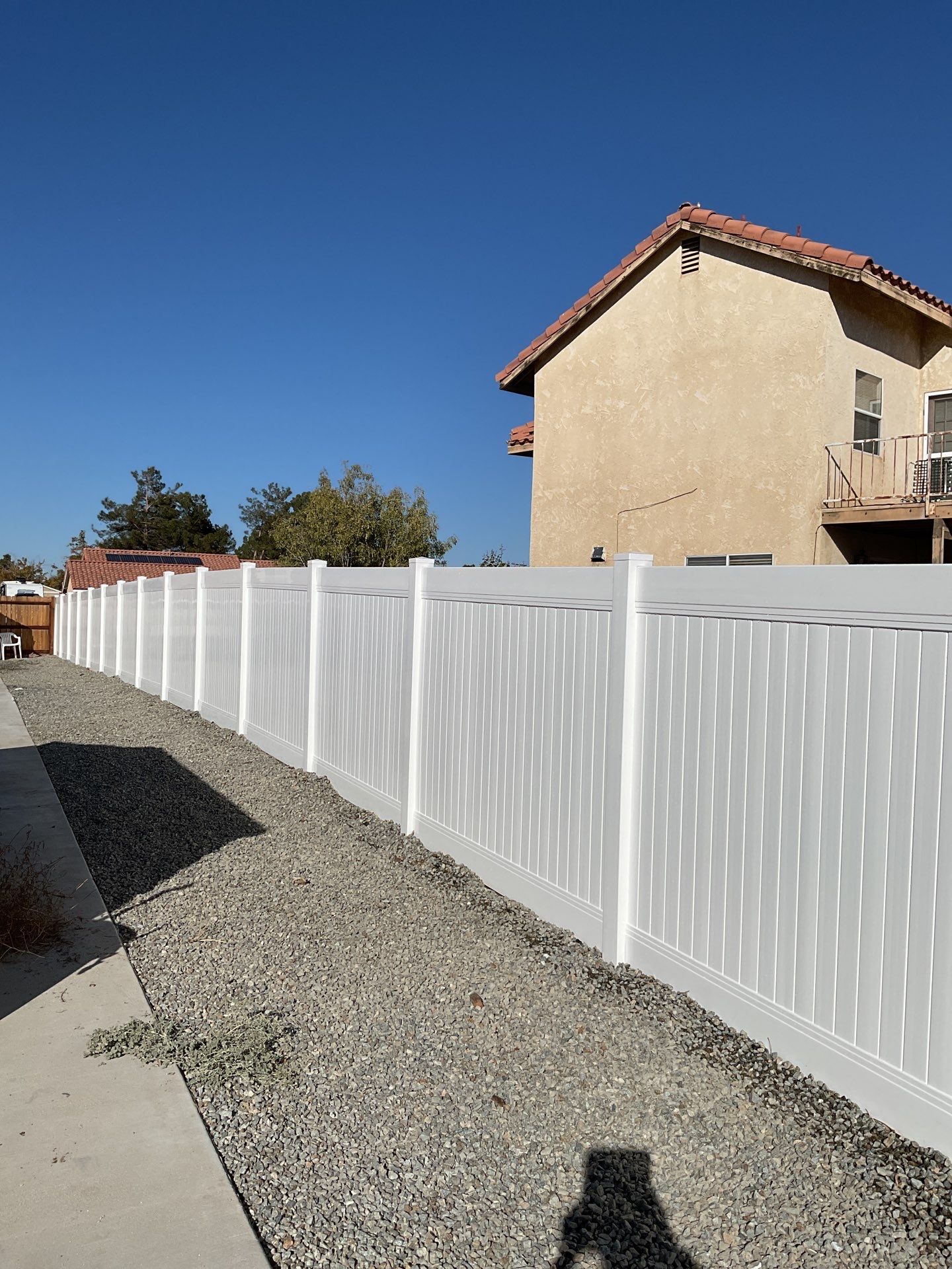 Fence Installation using Vinyl by Fence Guys Inc. 