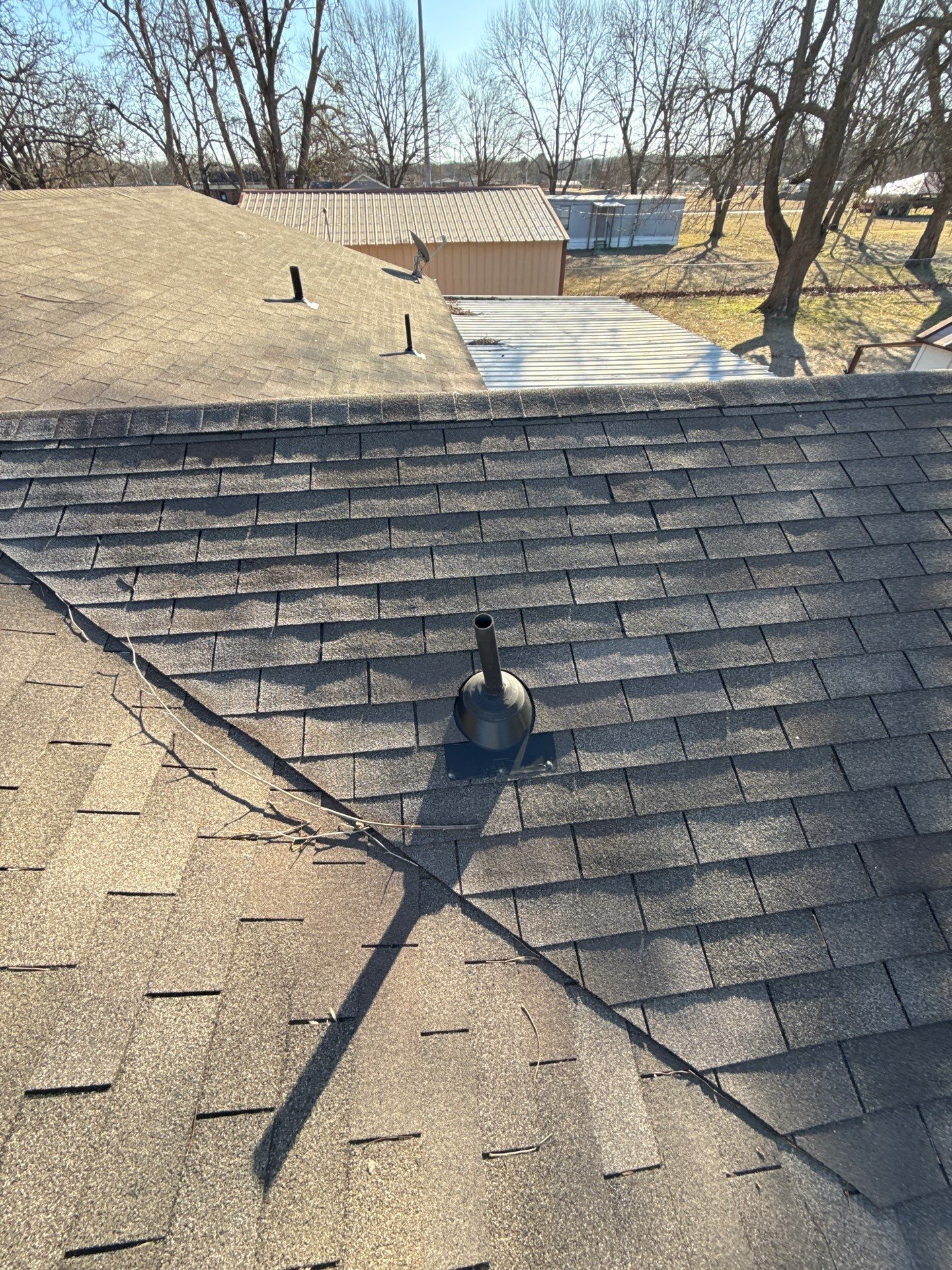 Replaced half roof. by In & Out Construction & Remodeling, LLC
