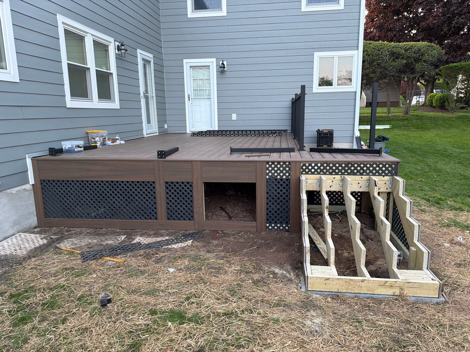 Deck and Landing Resurfacing in Florham Park, New Jersey by deck guardian
