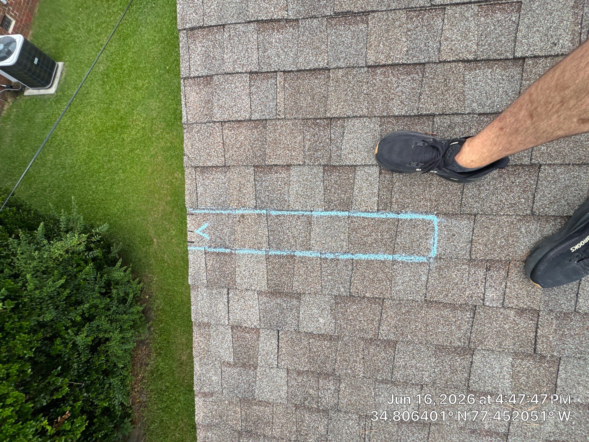 Comprehensive Asphalt Shingle Roof Inspection and Damage Assessment in Jacksonville by North Carolina Roofs
