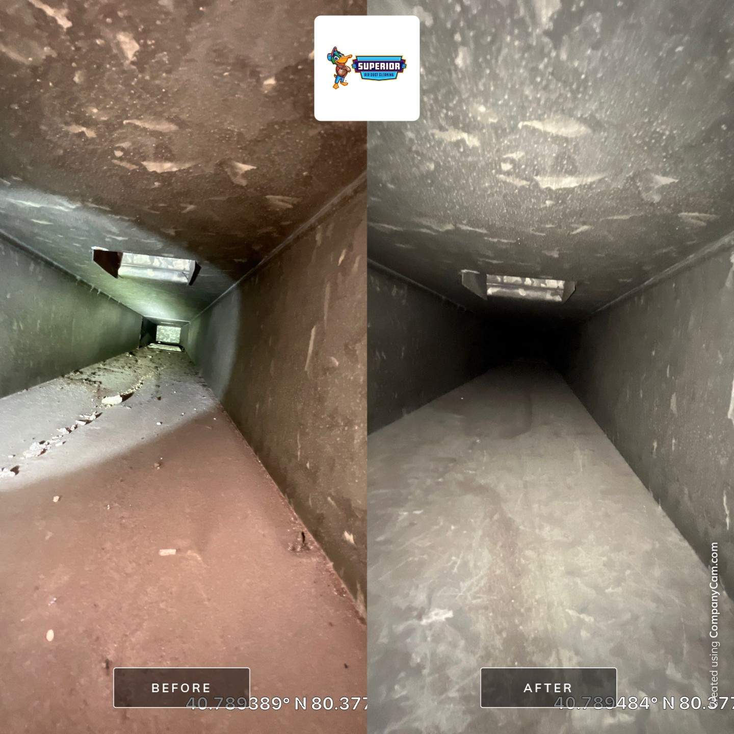 Air Duct Cleaning With a Vacuum Truck in Beaver Falls, PA by Superior Air Duct Cleaning