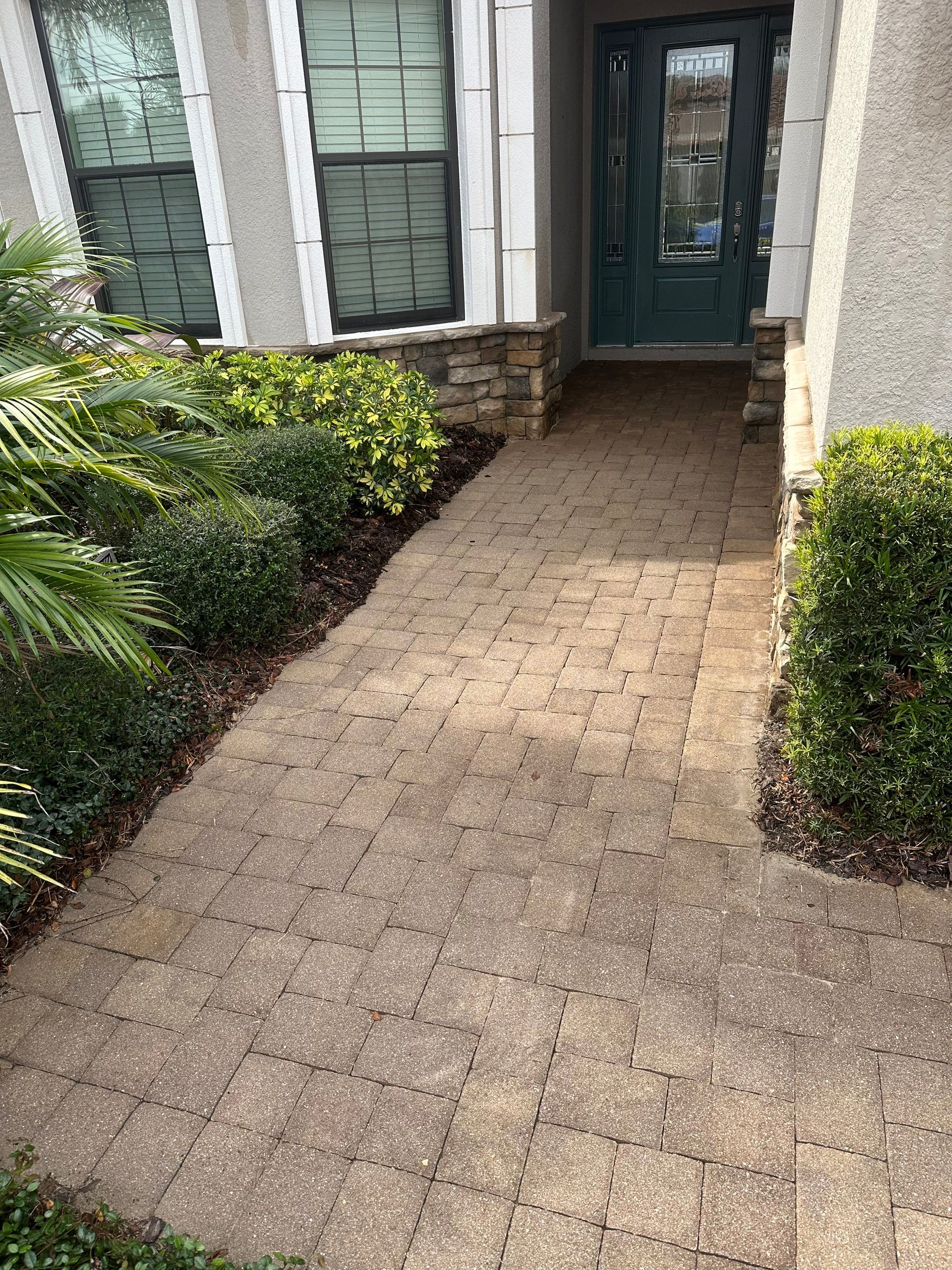 Concrete Tile Roof, Paver Pool Deck, Screen Enclosure & Driveway Cleaning in Artisan Lakes Esplanade, Palmetto, FL | Sunshine AquaWash by Sunshine AquaWash