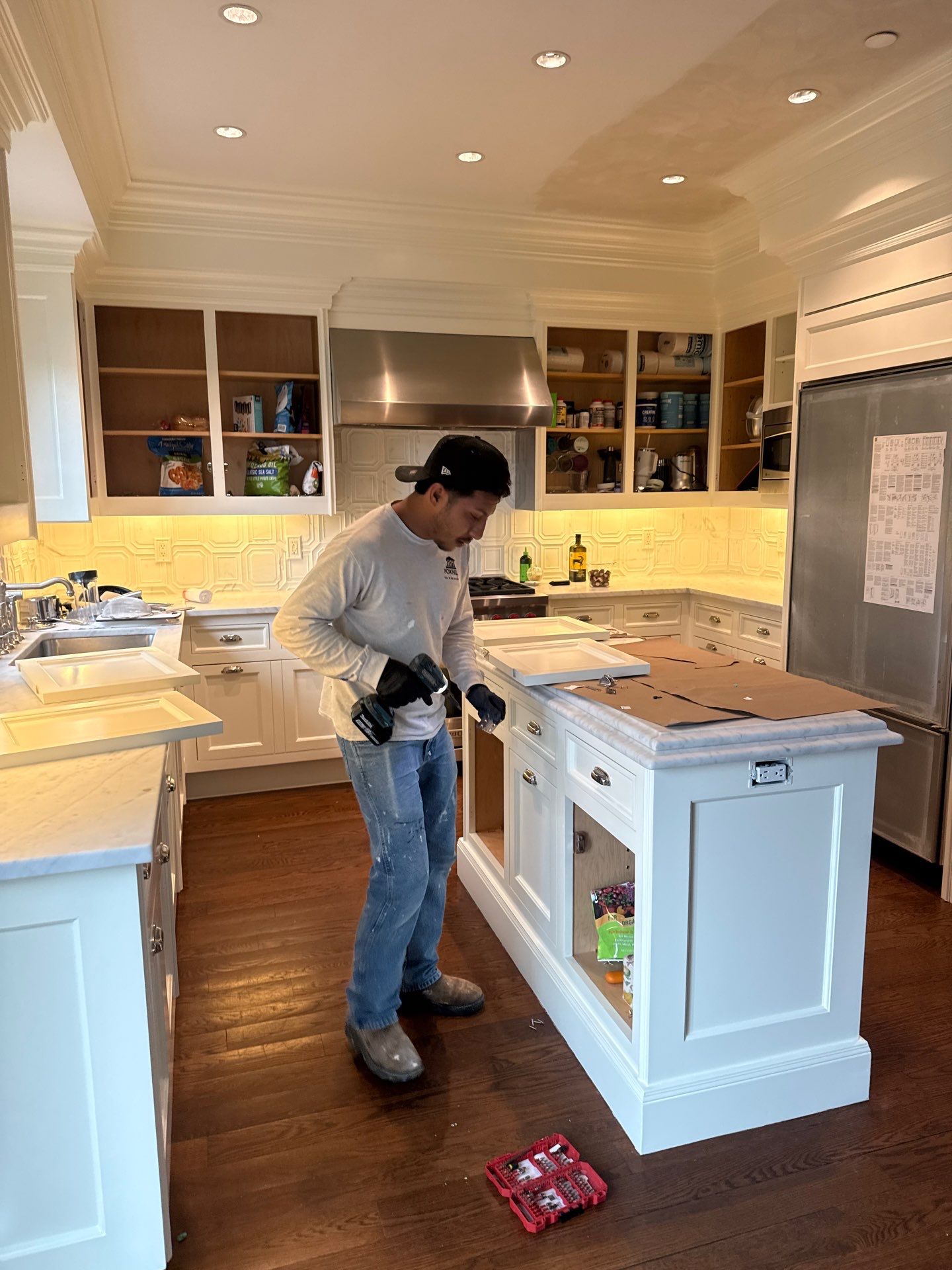 Water Damage Repairs in Luxury Kitchen and Primary Bathroom by Fox Hill Luxury Real Estate Services